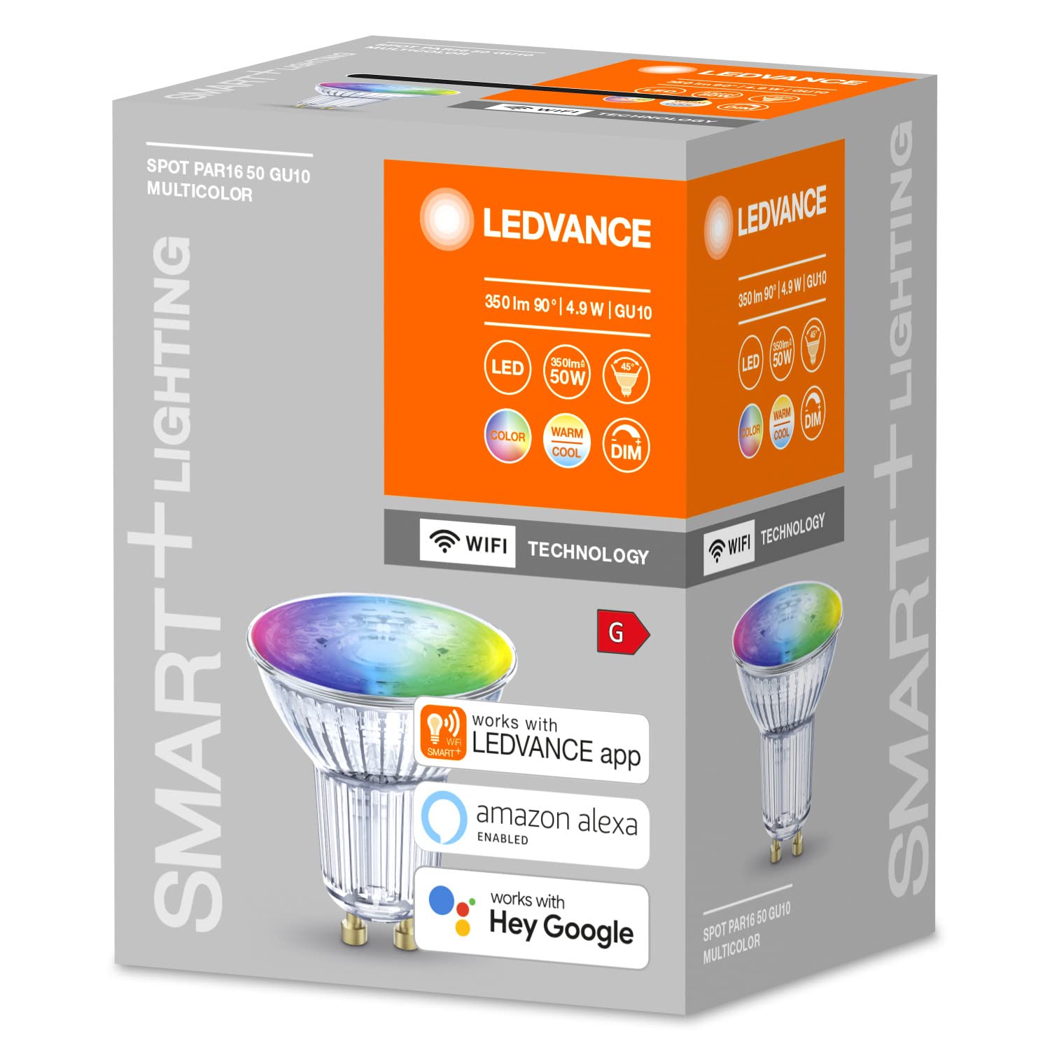 ledvance-smart-wifi-spot-led-gu10-rgbw-pack-de-4-blanc-tunable-2700-6500k-gradab image 3