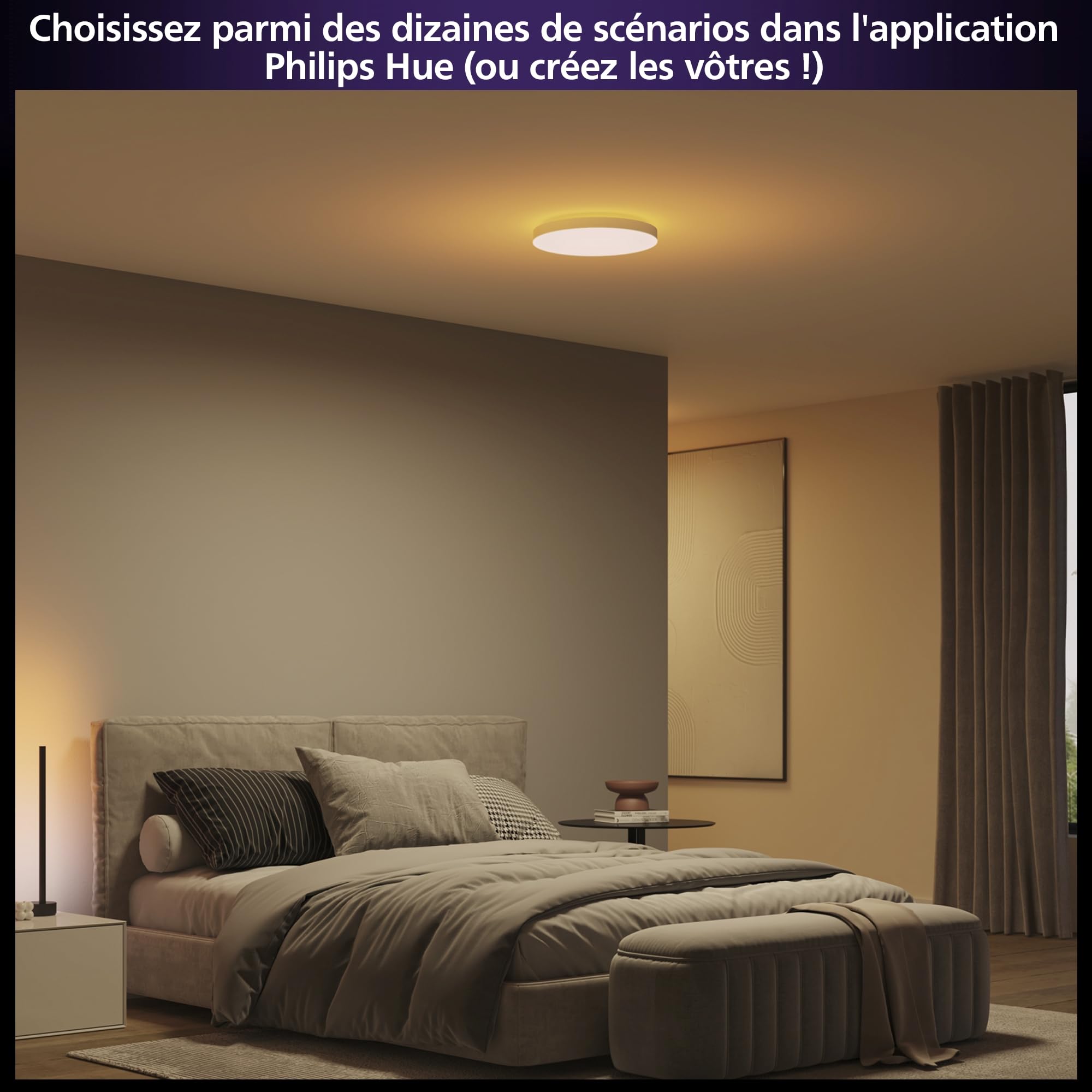philips-hue-datura-plafonnier-led-connect-sans-cadre-57-4-x-57-4-cm-blanc-et-cou image 5