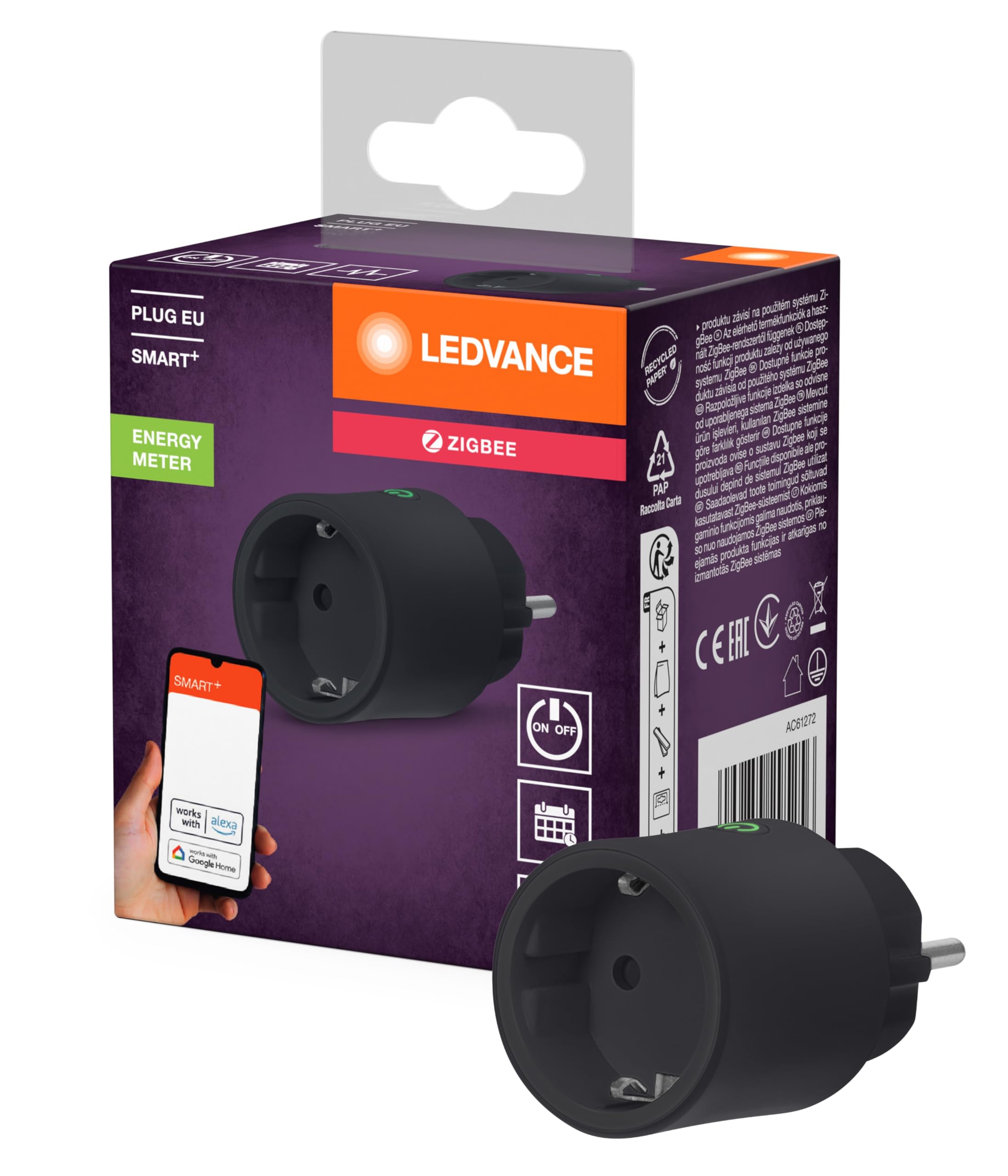 ledvance-prise-connect-e-zigbee-intelligente-int-rieur-jusqu-3680-w-16-a-compati image 8