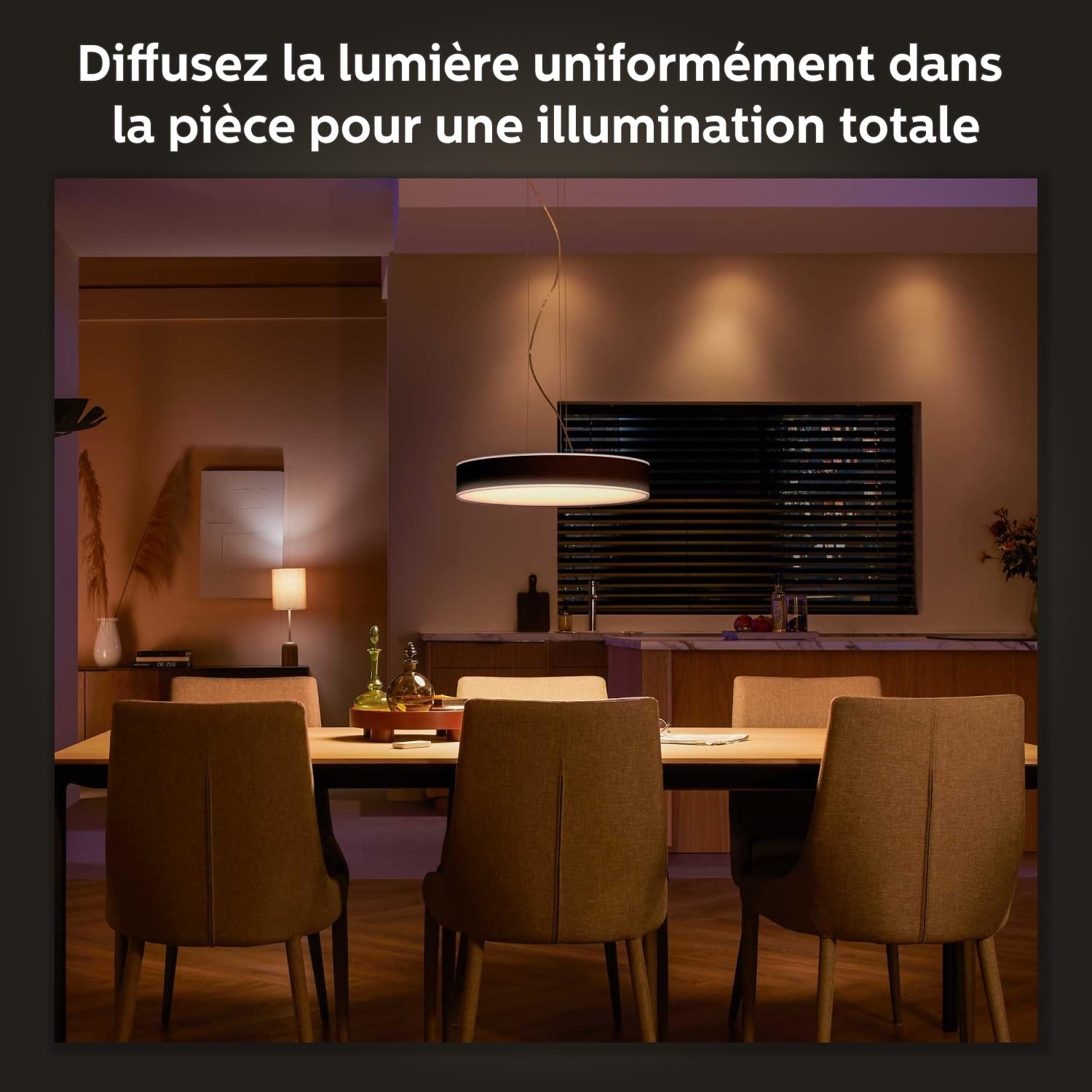philips-hue-white-ambiance-suspension-enrave-noire-compatible-bluetooth-blanc-tu image 8