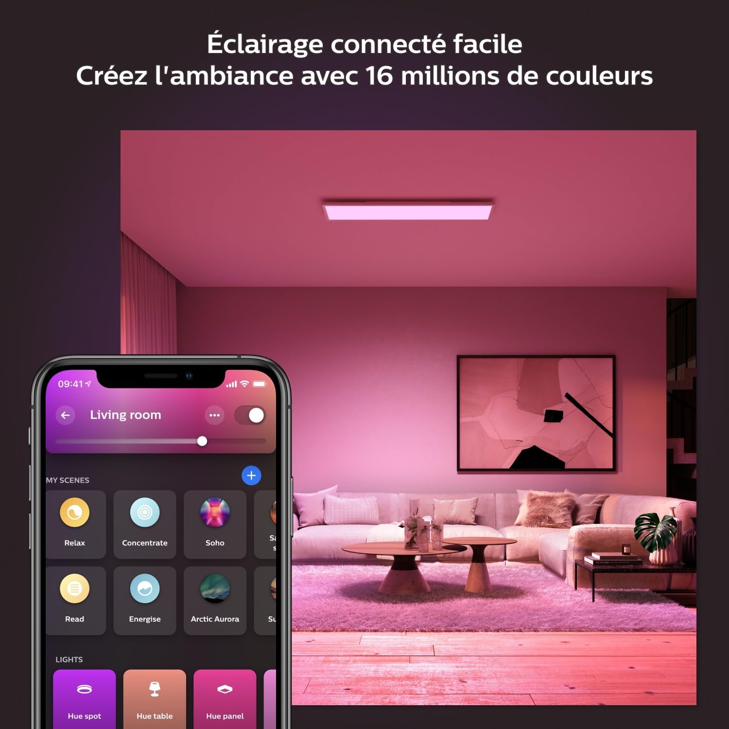 philips-hue-white-and-color-ambiance-surimu-plafonnier-led-rectangulaire-connect image 6