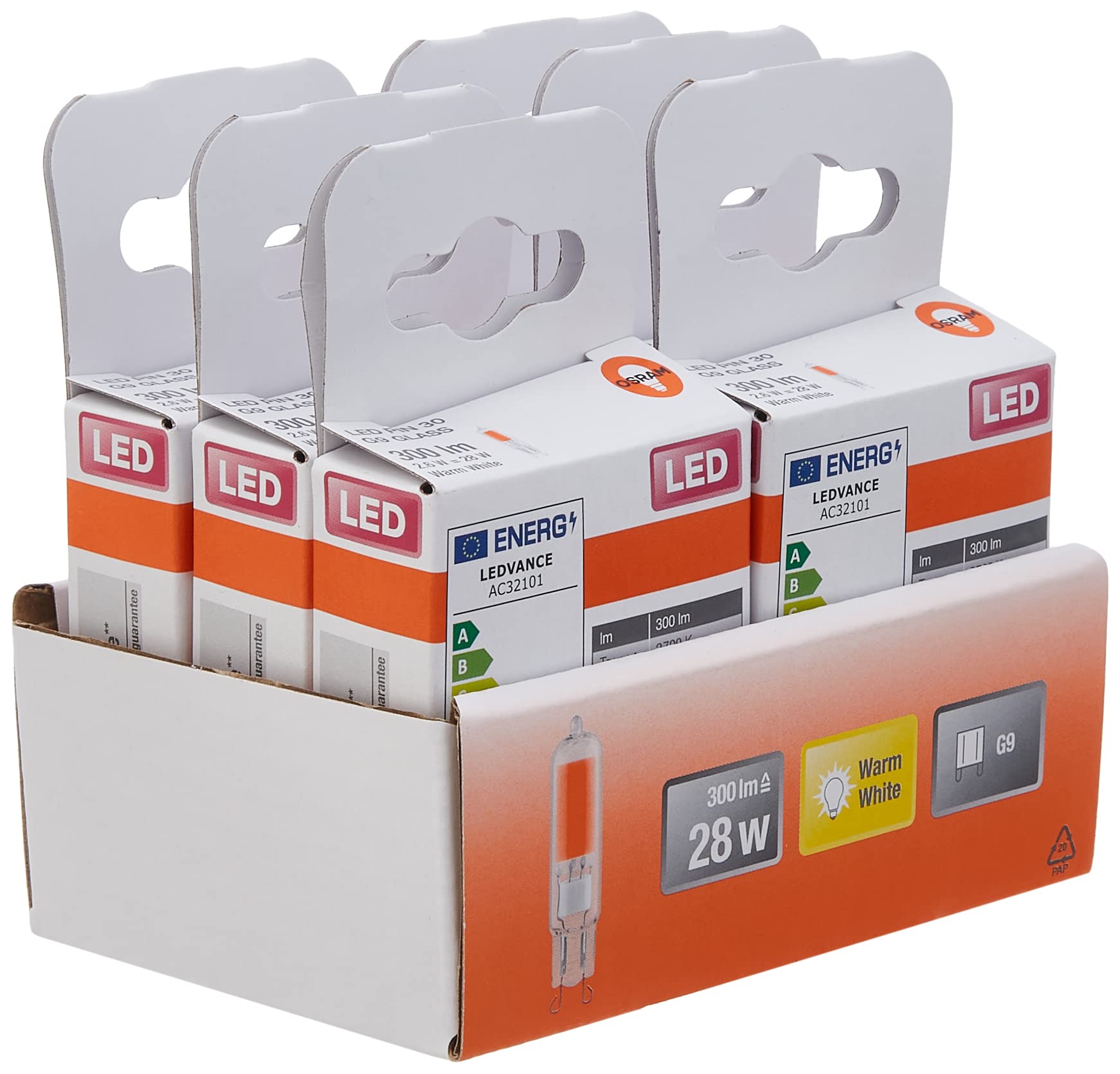 osram-ledvance-led-star-special-pin-gl30-ampoule-led-fine-broche-en-verre-culot- image 2