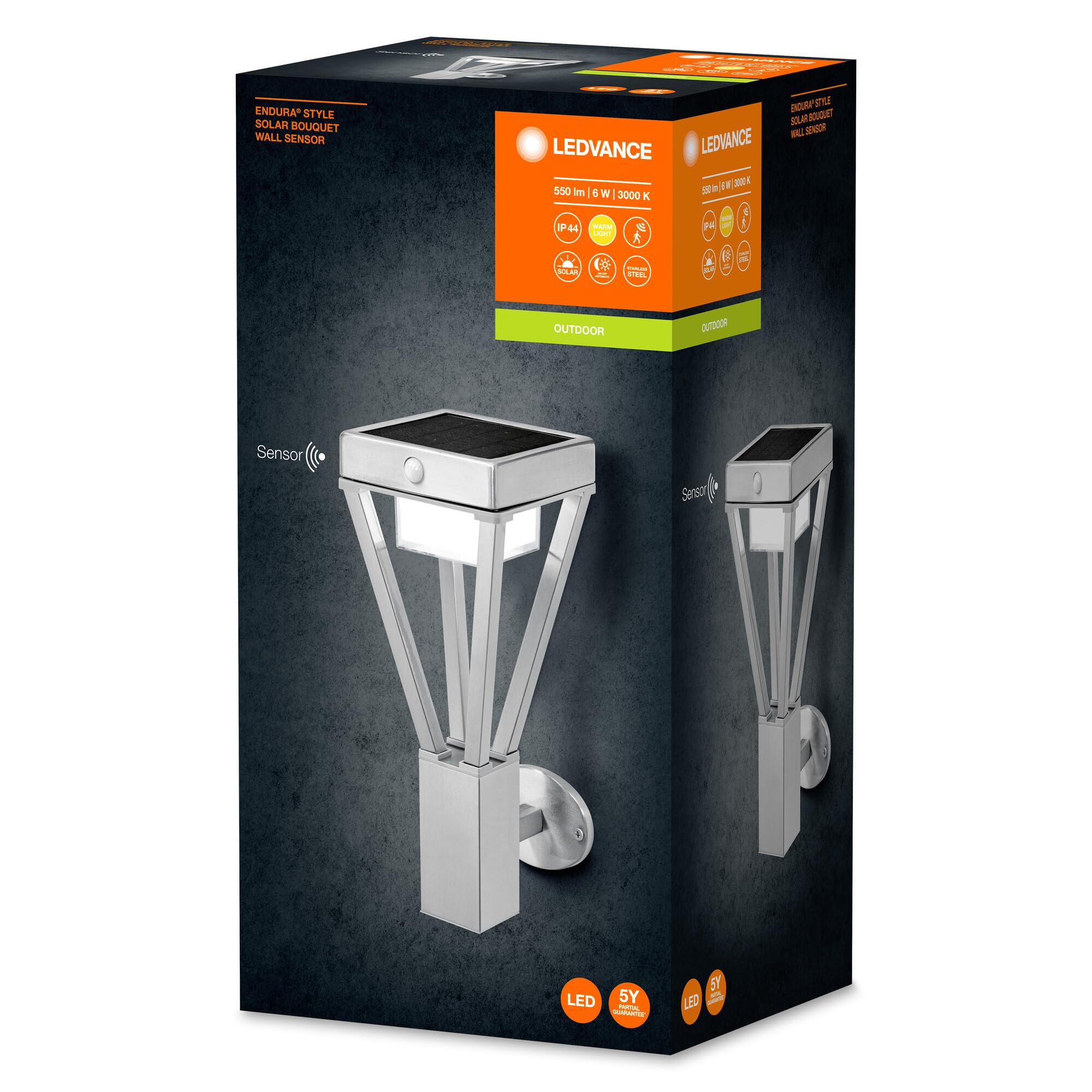 ledvance-endura-solar-bouquet-wall-sensor-36-5-cm-applique-solaire-ext-rieure-av image 8