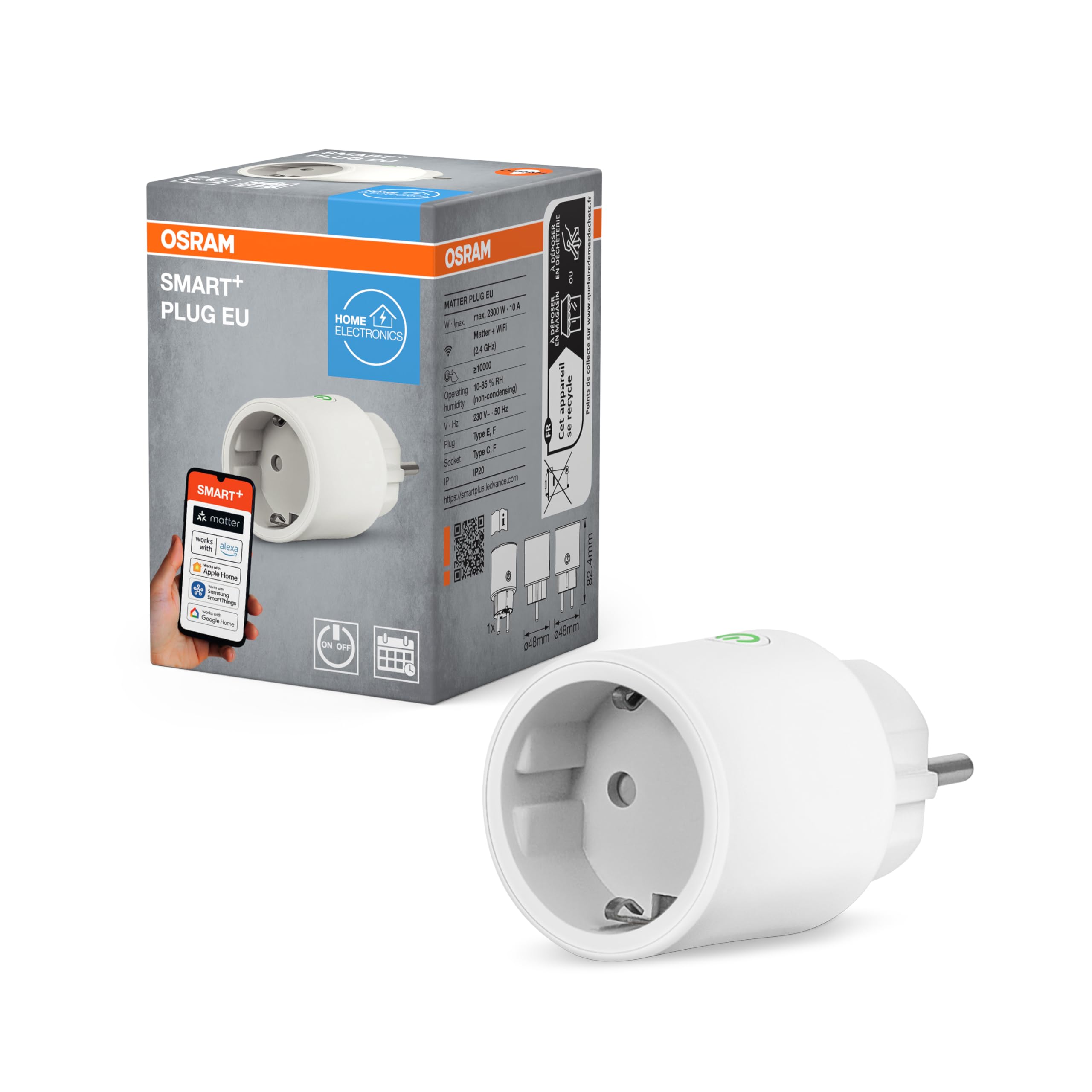 osram-ledvance-prise-intelligente-wifi-avec-matter-compatible-alexa-google-home- image 1