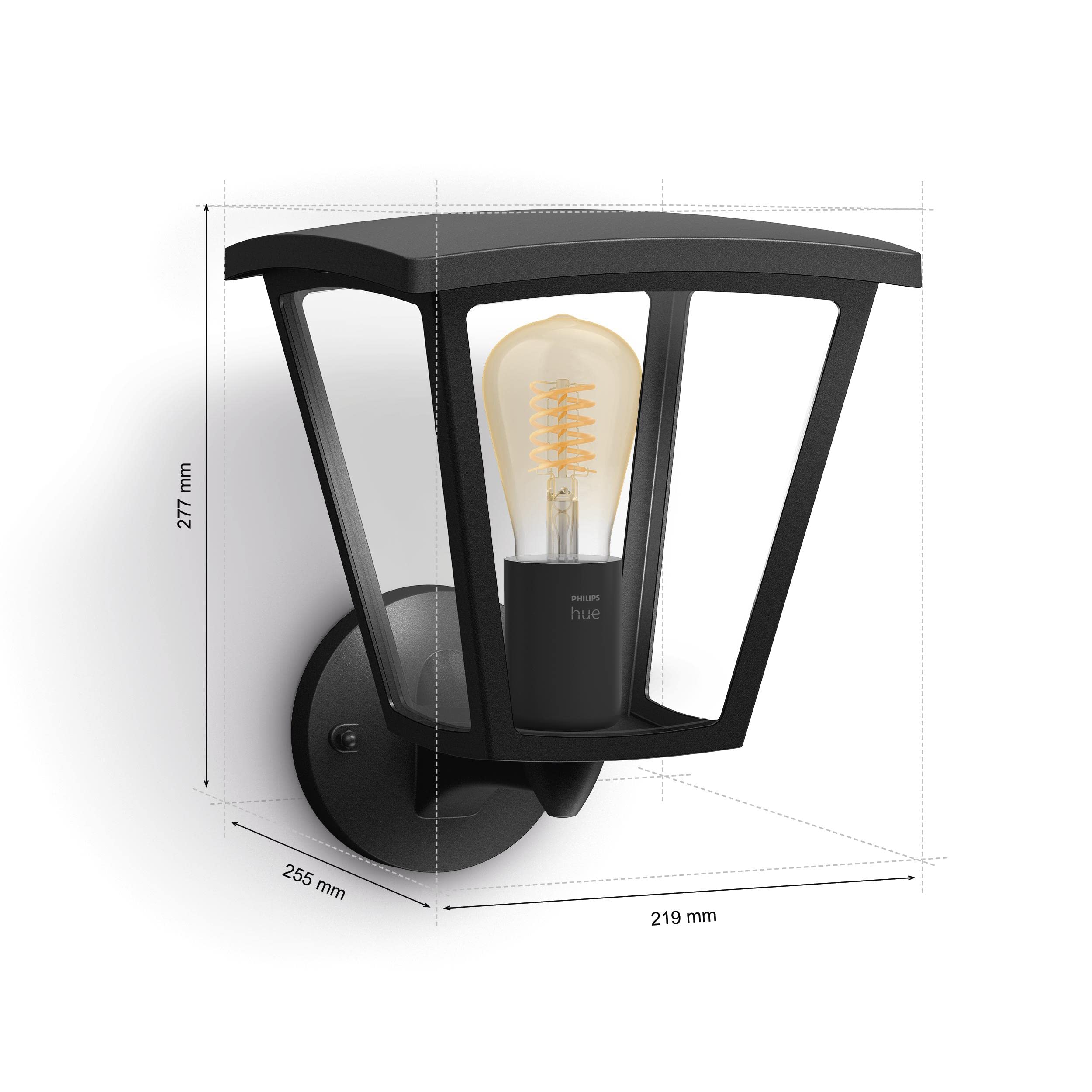 philips-hue-white-applique-murale-ext-rieure-inara-noire-2700-k-ip44-compatible- image 5