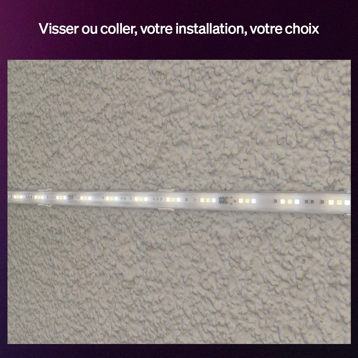 philips-hue-flux-supports-de-montage-pour-ruban-led-clips-transparents-vis-et-ba image 5