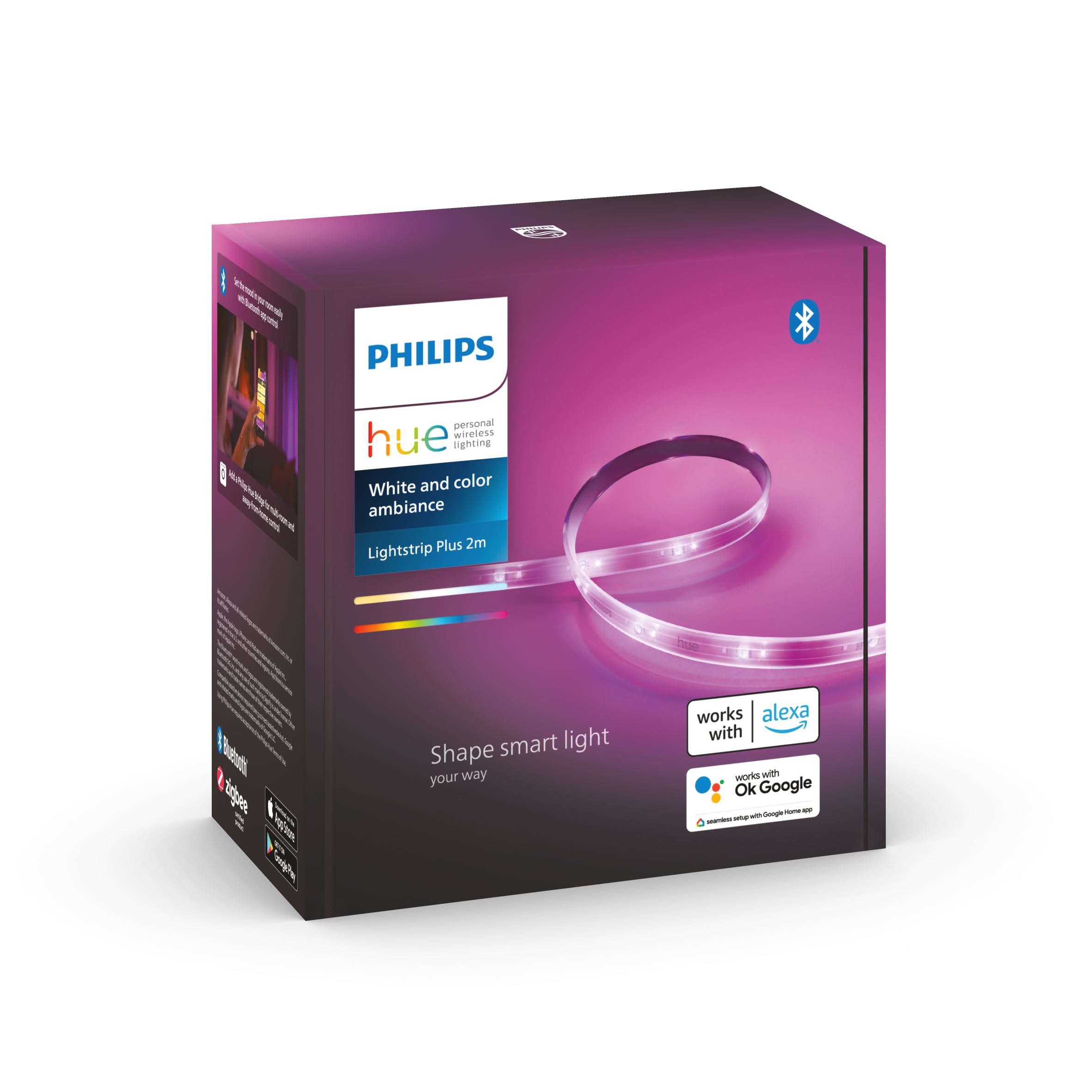 philips-hue-white-color-ambiance-lightstrip-plus-v4-ruban-led-rgb-int-rieur-exte image 1