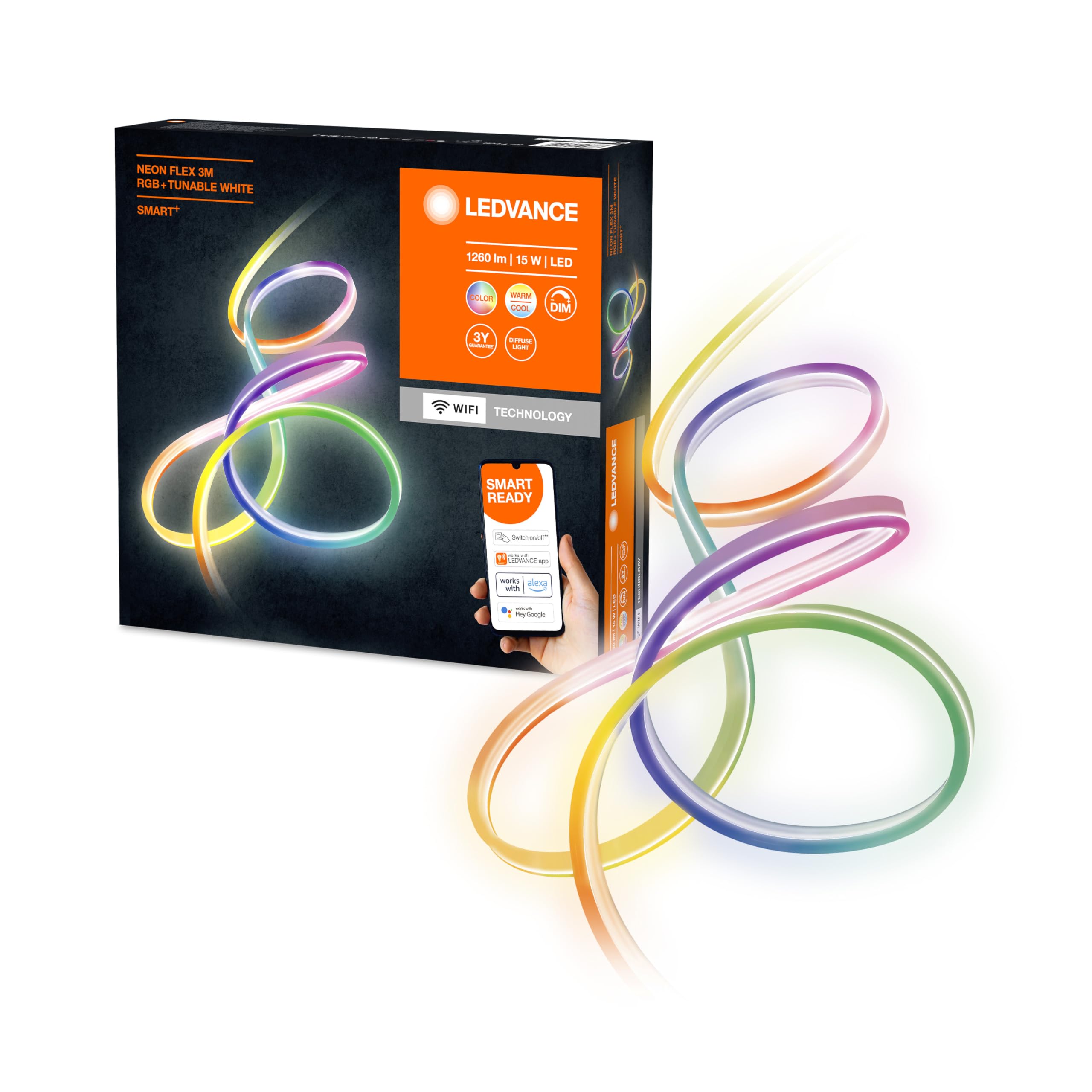 ledvance-smart-wifi-ruban-lumineux-led-intelligent-rgb-2-m-16-millions-de-couleu image 7