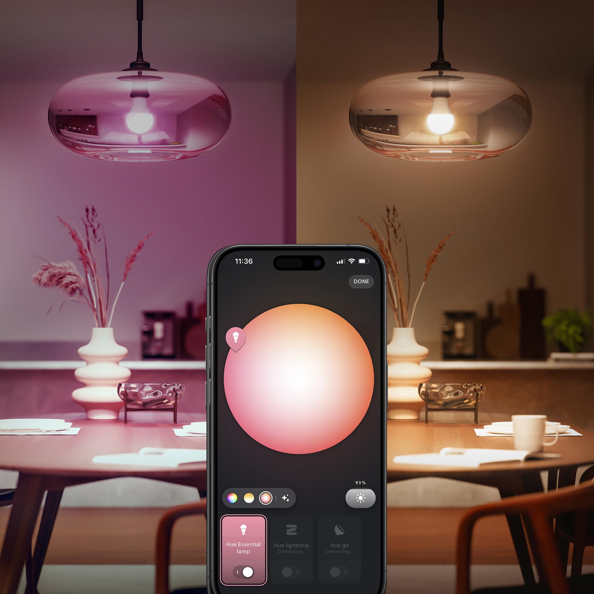 philips-hue-essential-ampoule-led-intelligente-a60-b22-blanc-et-couleur-lot-de-2 image 5