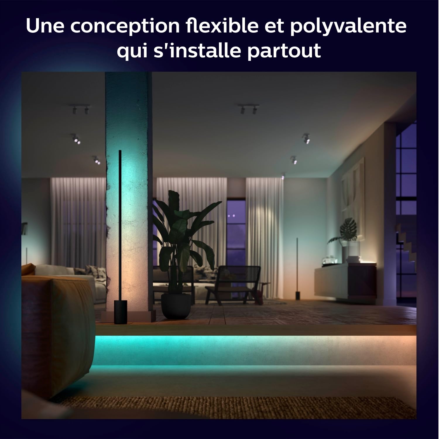 philips-hue-white-and-color-ambiance-lightstrip-plus-extension-1-m-tre-ruban-led image 8