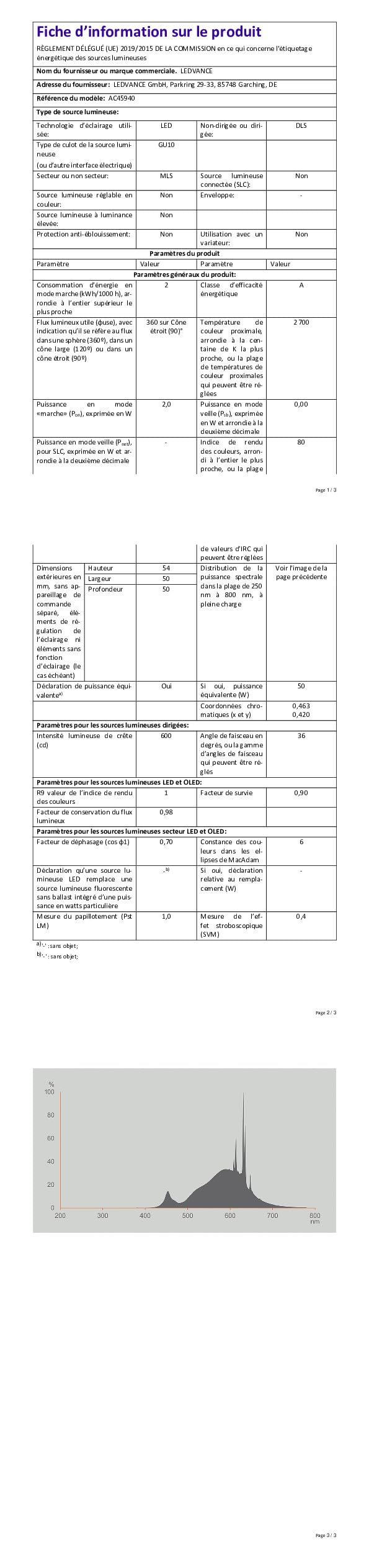 osram-par16-lampe-led-reflecteur-gu10-2-w-remplace-50-w-2700-k-blanc-chaud-verre image 3