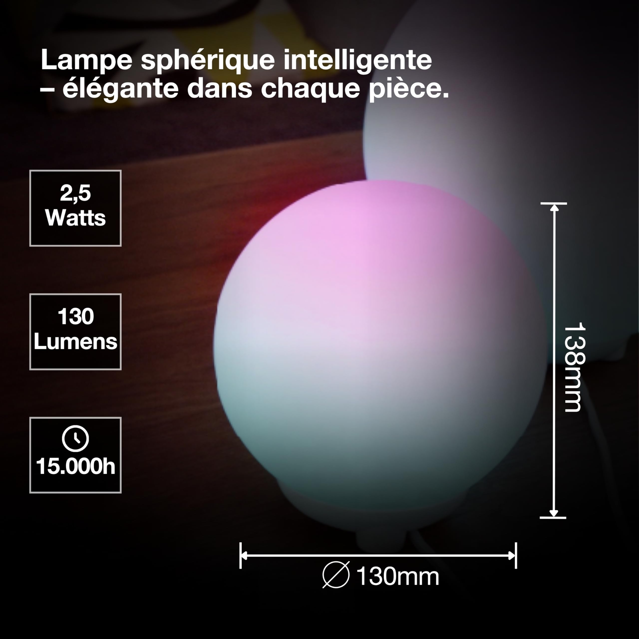ledvance-smart-wifi-ball-mini-mgc-rgbw-lampe-d-ambiance-connect-e-usb-2-5-w-16-m image 5