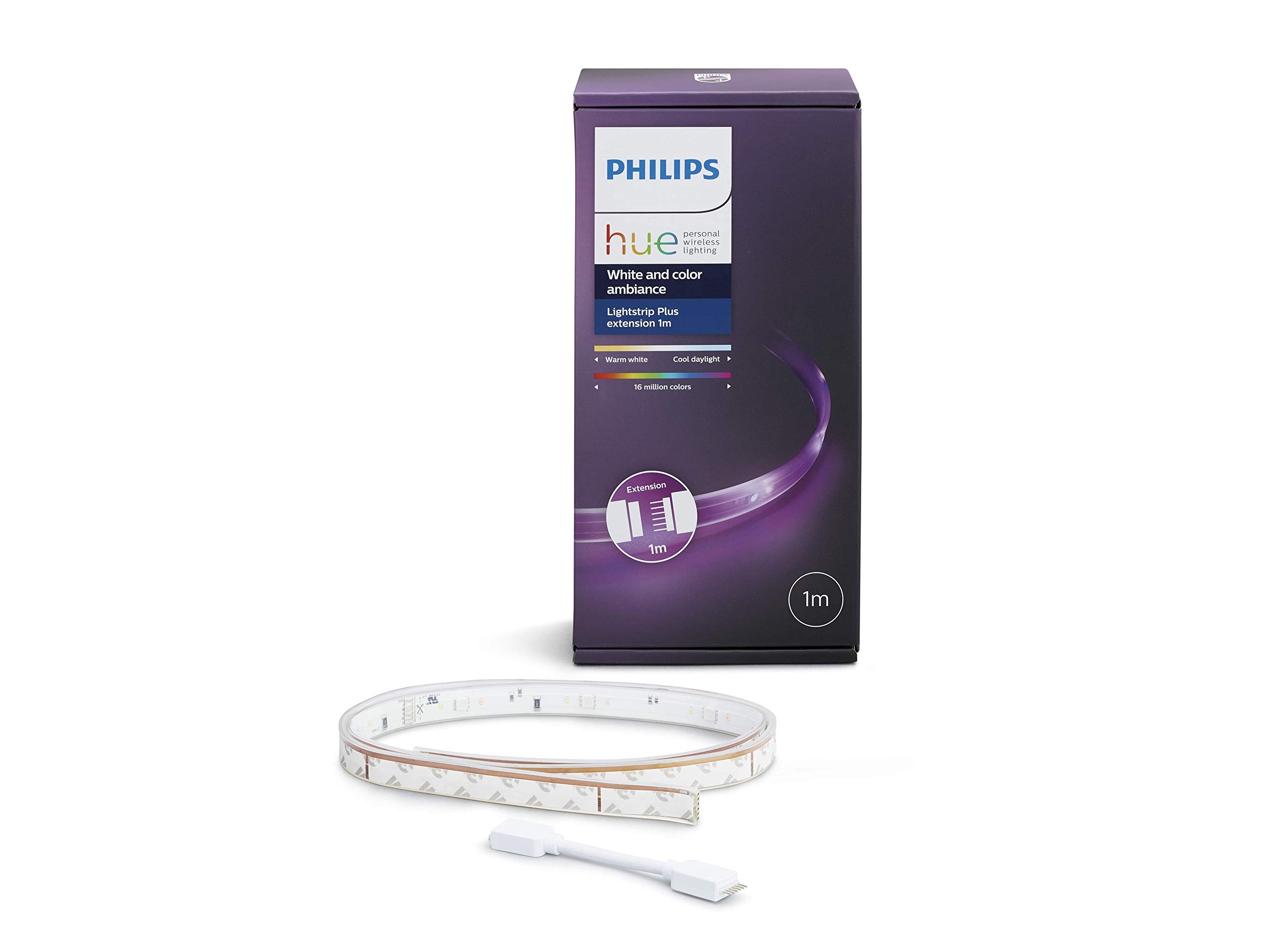philips-hue-lightstrip-plus-extension-1-m-de-bande-lumineuse-led-int-rieure-plas image 1