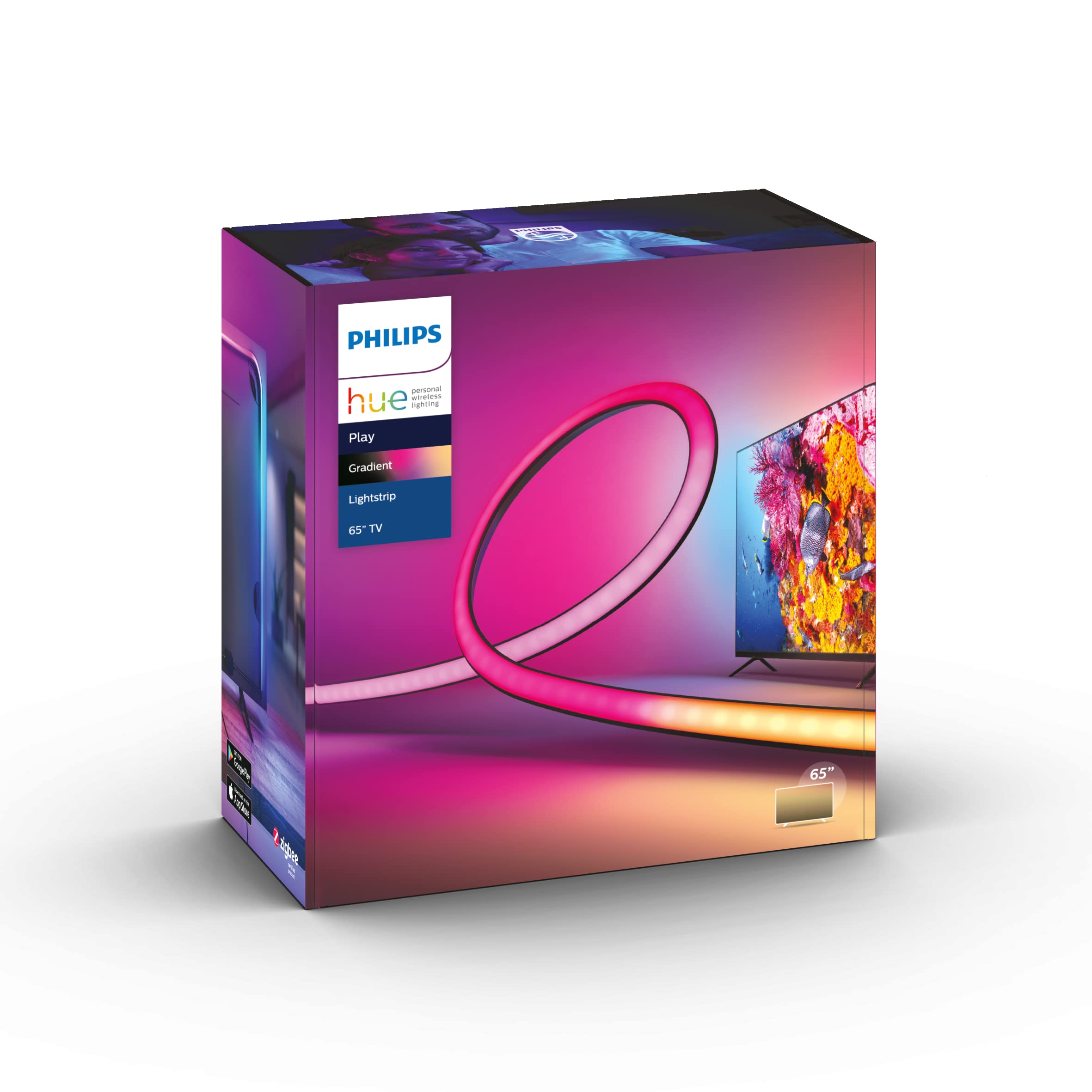 philips-hue-pack-divertissement-tv-65-pouces-bo-te-de-synchronisation-hdmi-c-ble image 3