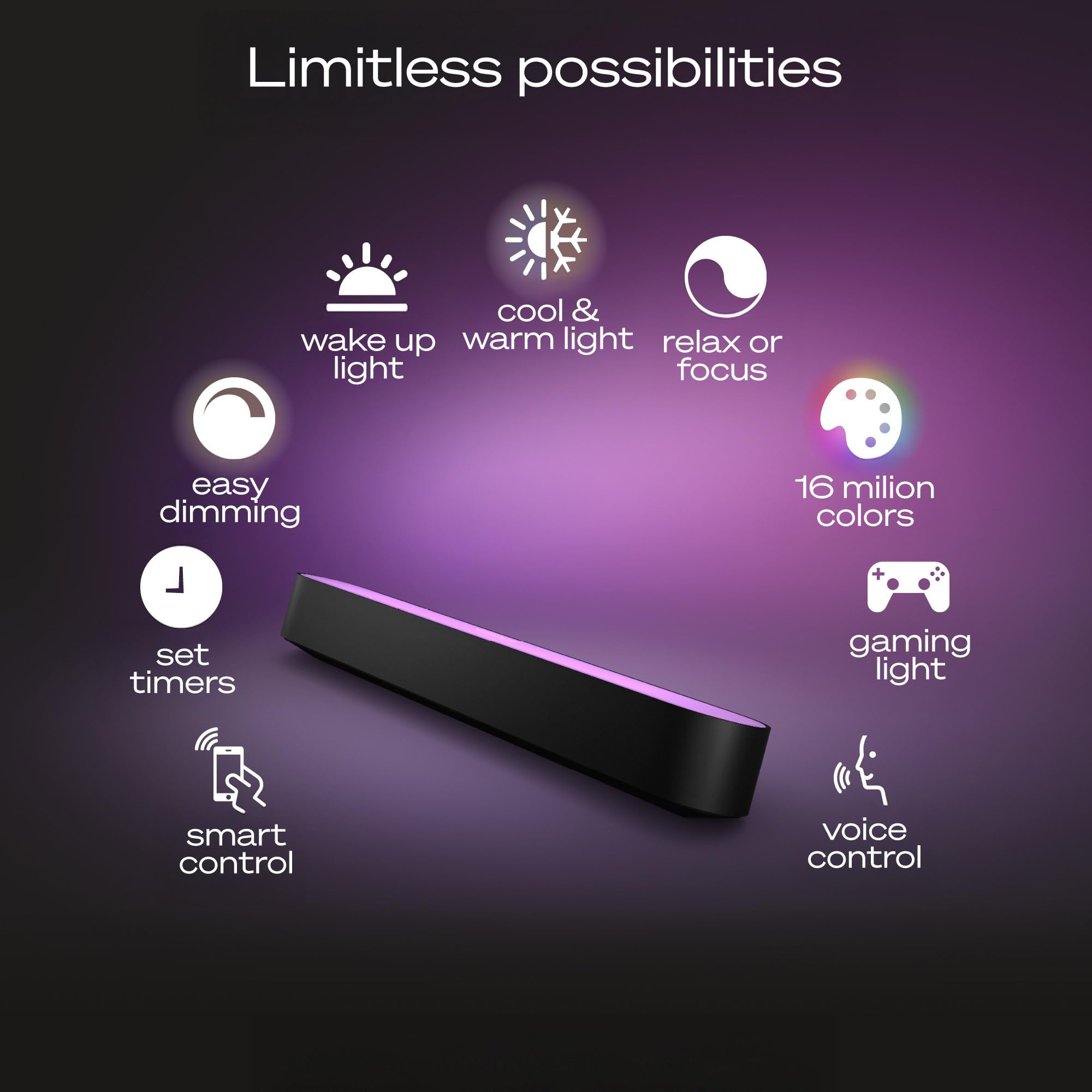 philips-hue-play-lot-de-2-barres-lumineuses-hue-bridge-pro-clairage-tv-et-gaming image 7