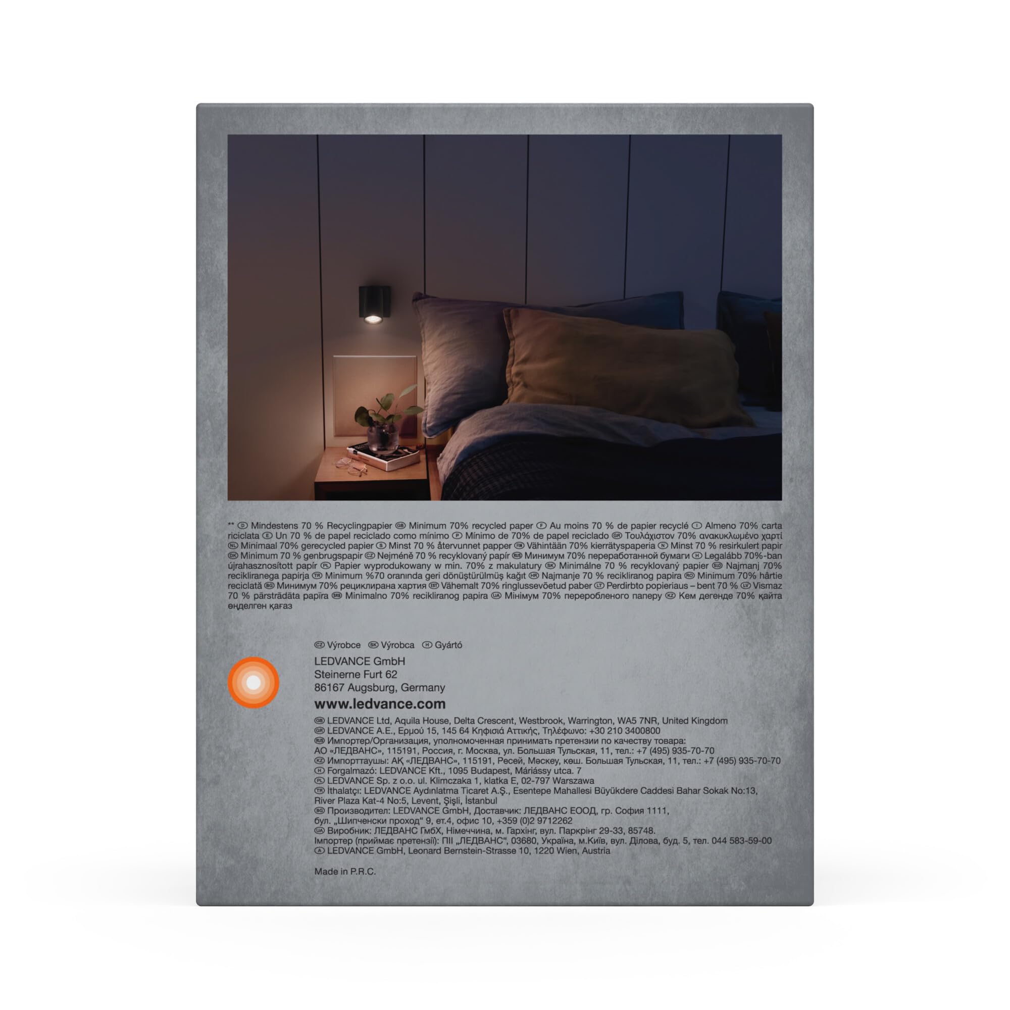 ledvance-led-spot-octagon-1x3-4w-gu10-927-noir-acier-inoxydable-spot-orientable- image 8
