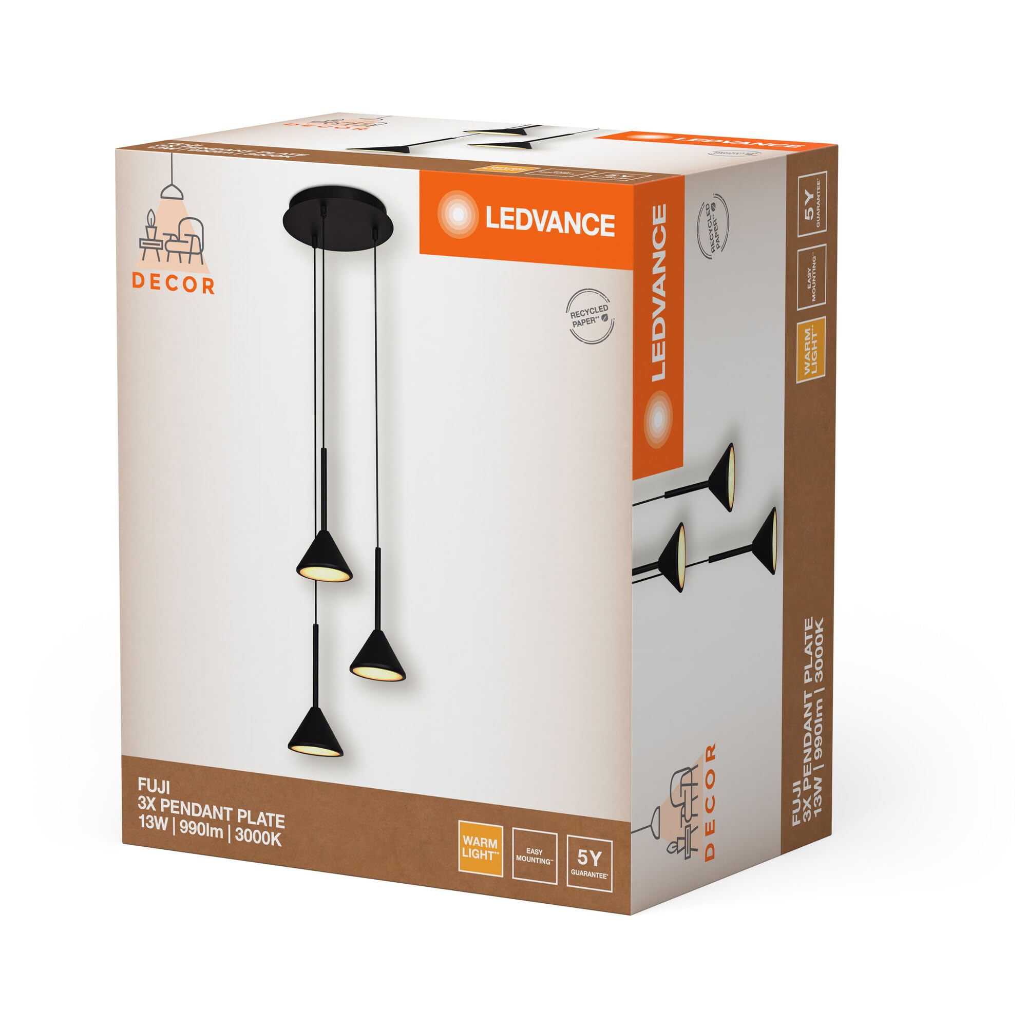 ledvance-decor-fuji-3xpendant-suspension-led-d-corative-triple-13w-3000k-noir-fi image 7