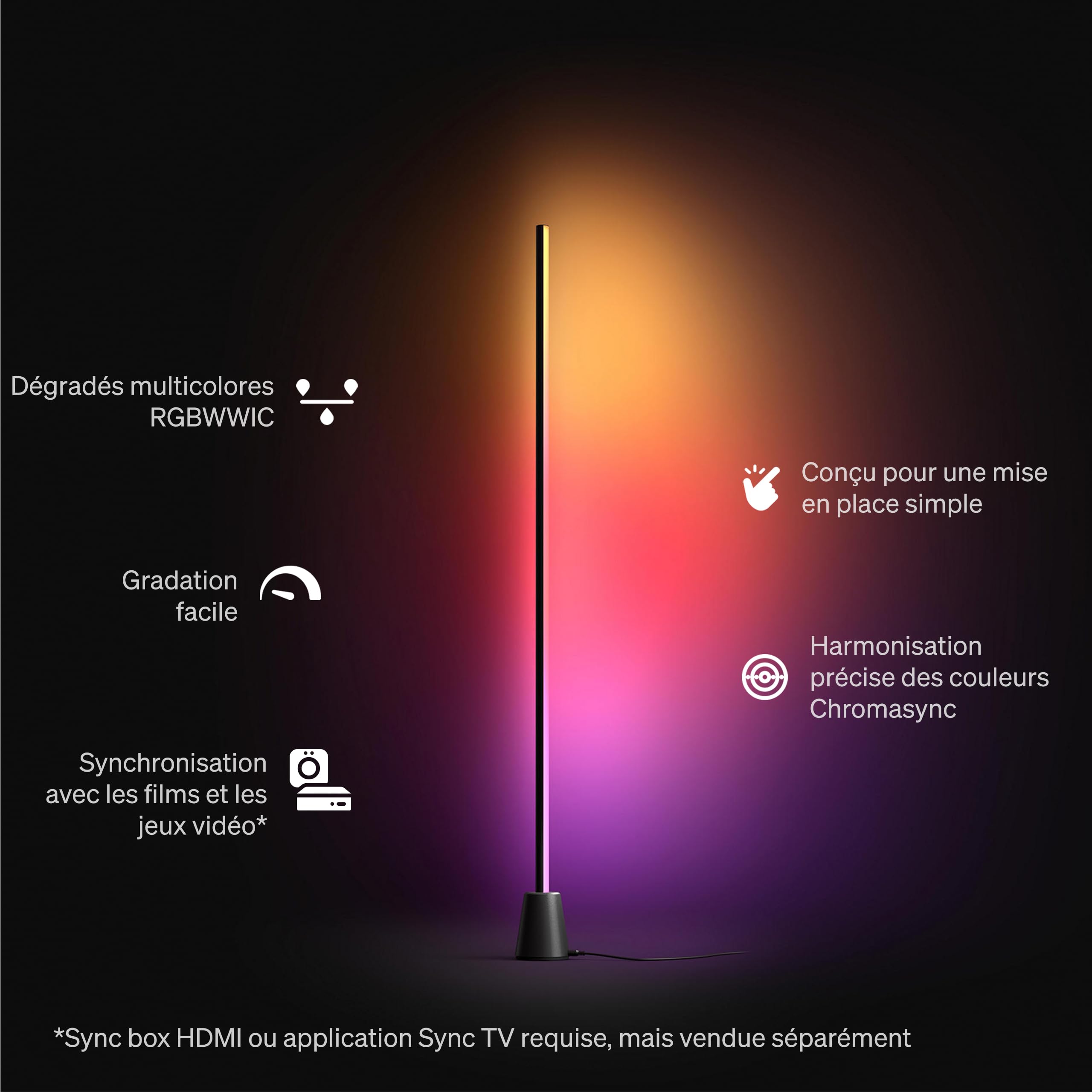 philips-hue-play-lampadaire-led-connect-122-cm-barre-rgbwwic-white-ambiance-d-gr image 2