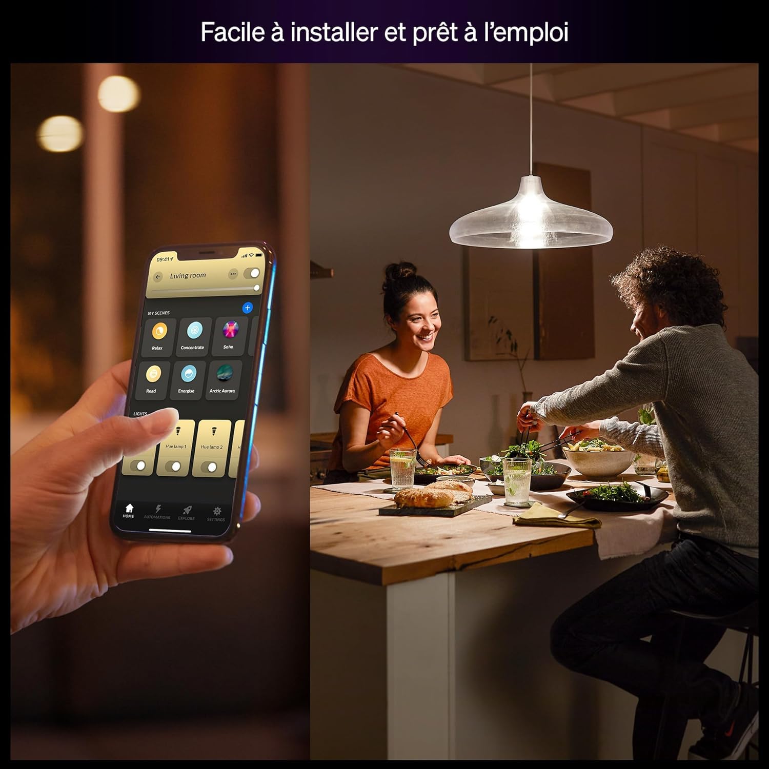 philips-hue-ampoule-connect-e-a60-e27-white-2700-k-9-5-w-810-lumens-intensit-var image 2