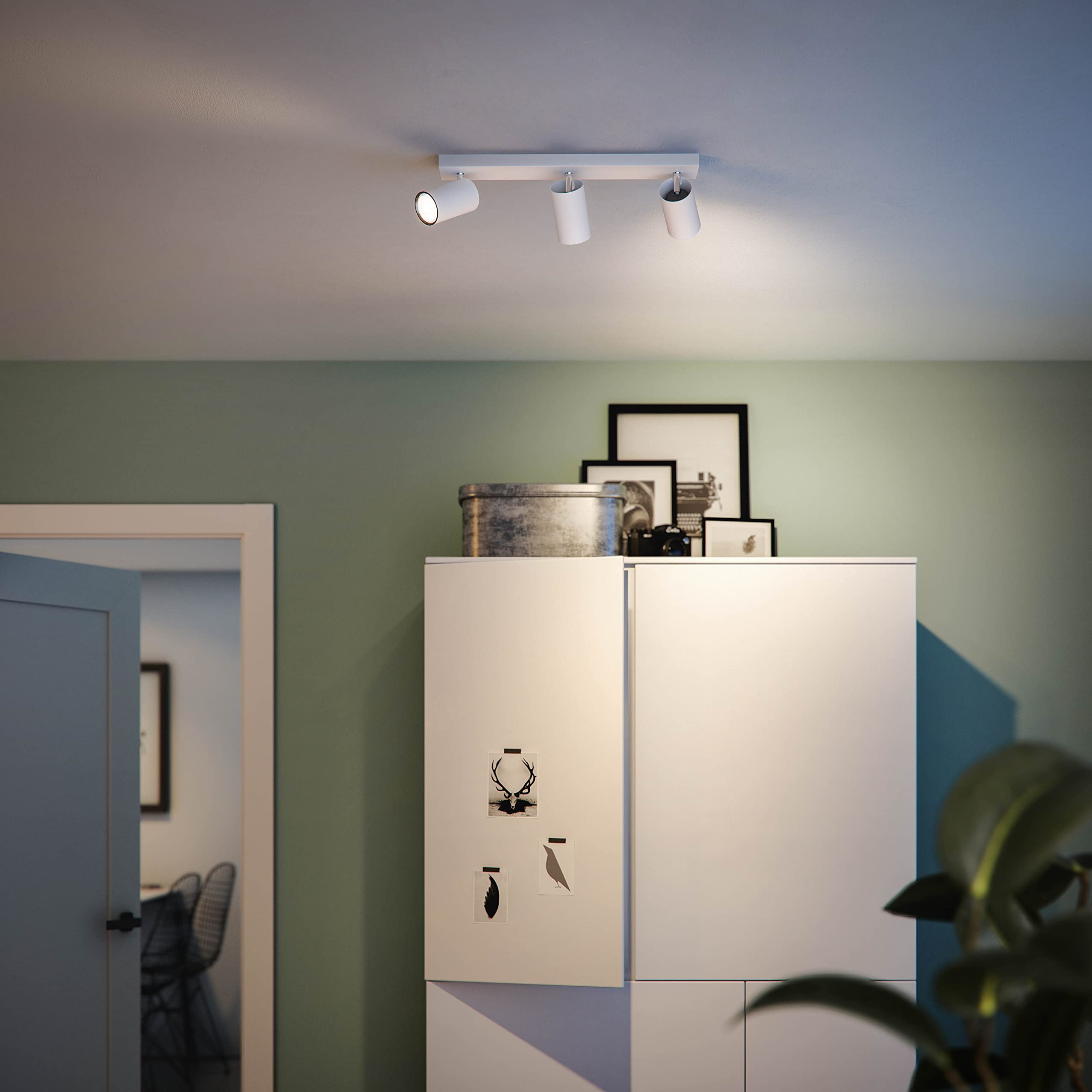 philips-hue-kosipo-spot-en-saillie-blanc-3-points-lumineux-gu10-hue-white-ambian image 3