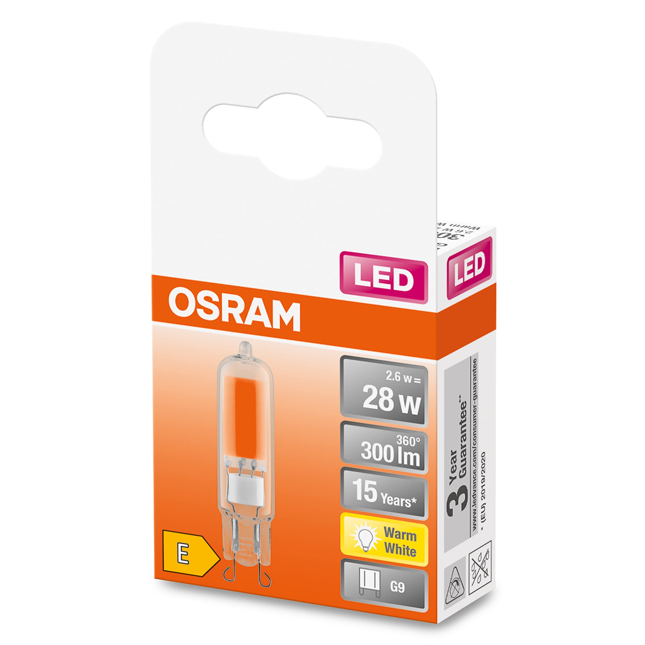 osram-led-star-special-pin-gl30-ampoule-led-fine-broche-verre-culot-gl30-g9-2700 image 2