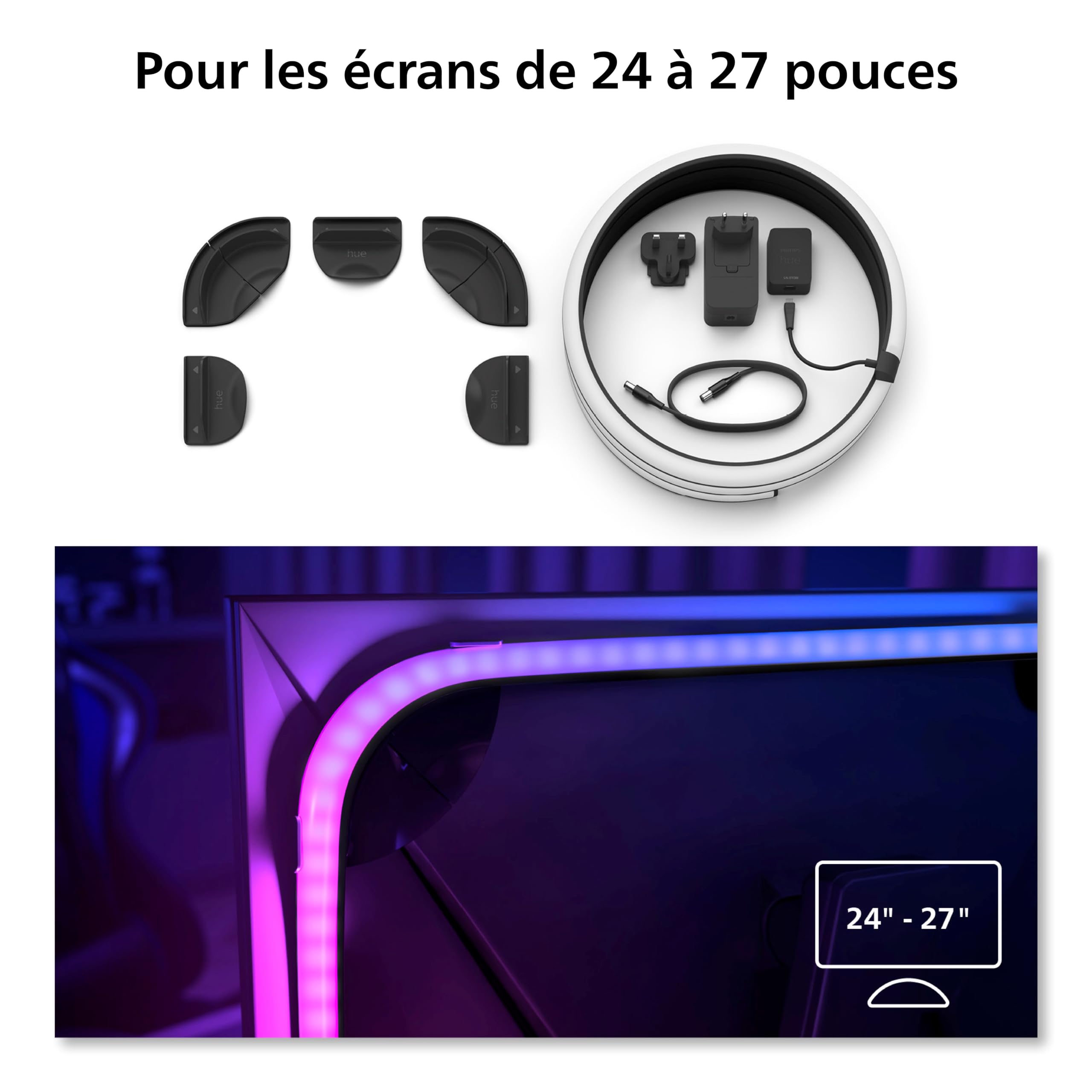 philips-hue-play-gradient-lightstrip-kit-de-d-marrage-pc-ruban-lumineux-cran-24- image 2