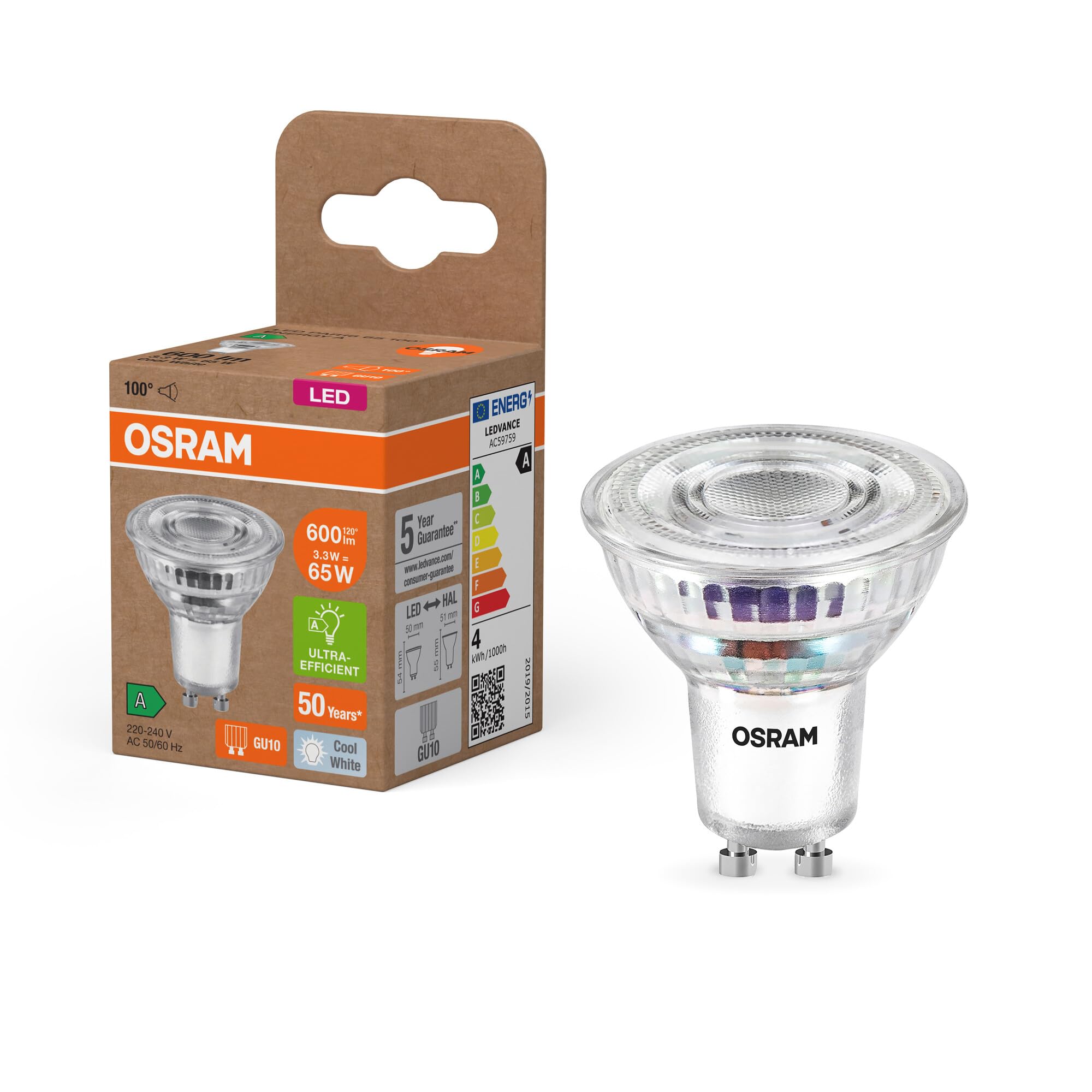 osram-led-par16-tr-s-efficace-classe-a-ampoules-reflecteur-4-w-rempla-ant-60-w-j image 8
