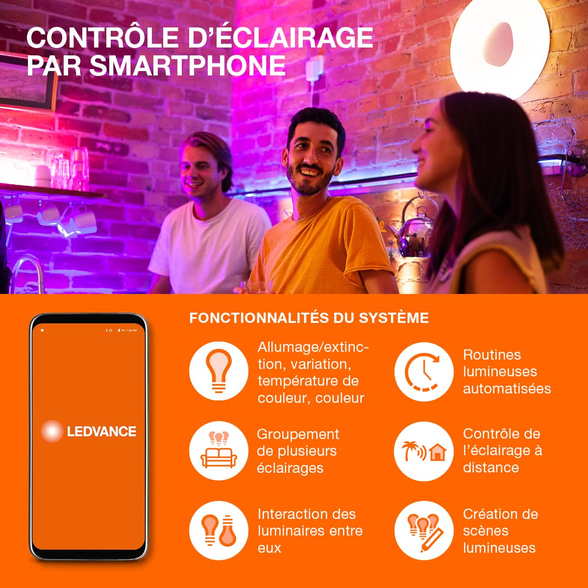 ledvance-smart-planon-plus-plafonnier-led-wifi-rgb-blanc-tunable-3000-6500k image 7