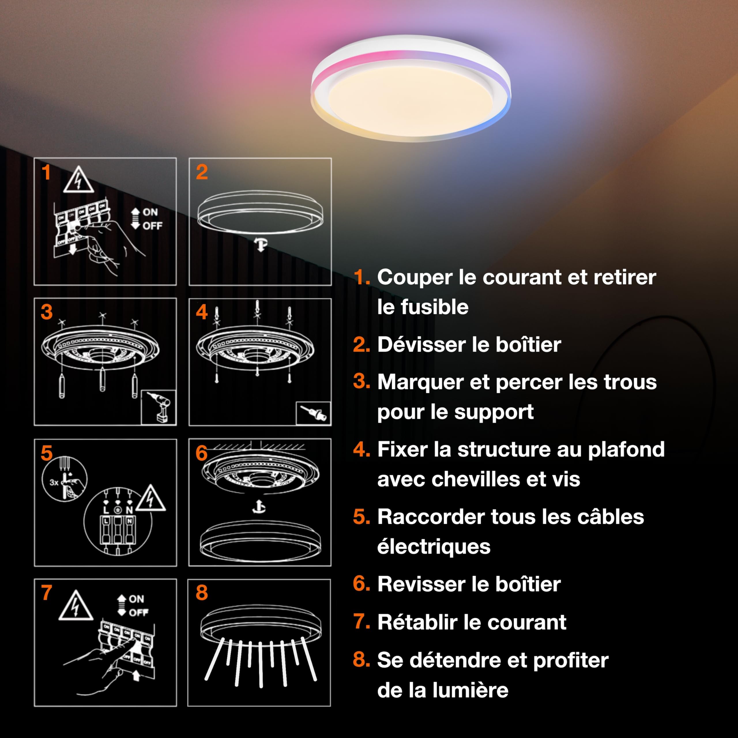 ledvance-smart-wifi-plafonnier-led-32-w-3400-lm-blanc-tunable-2700-6500-k-rgb-ma image 8