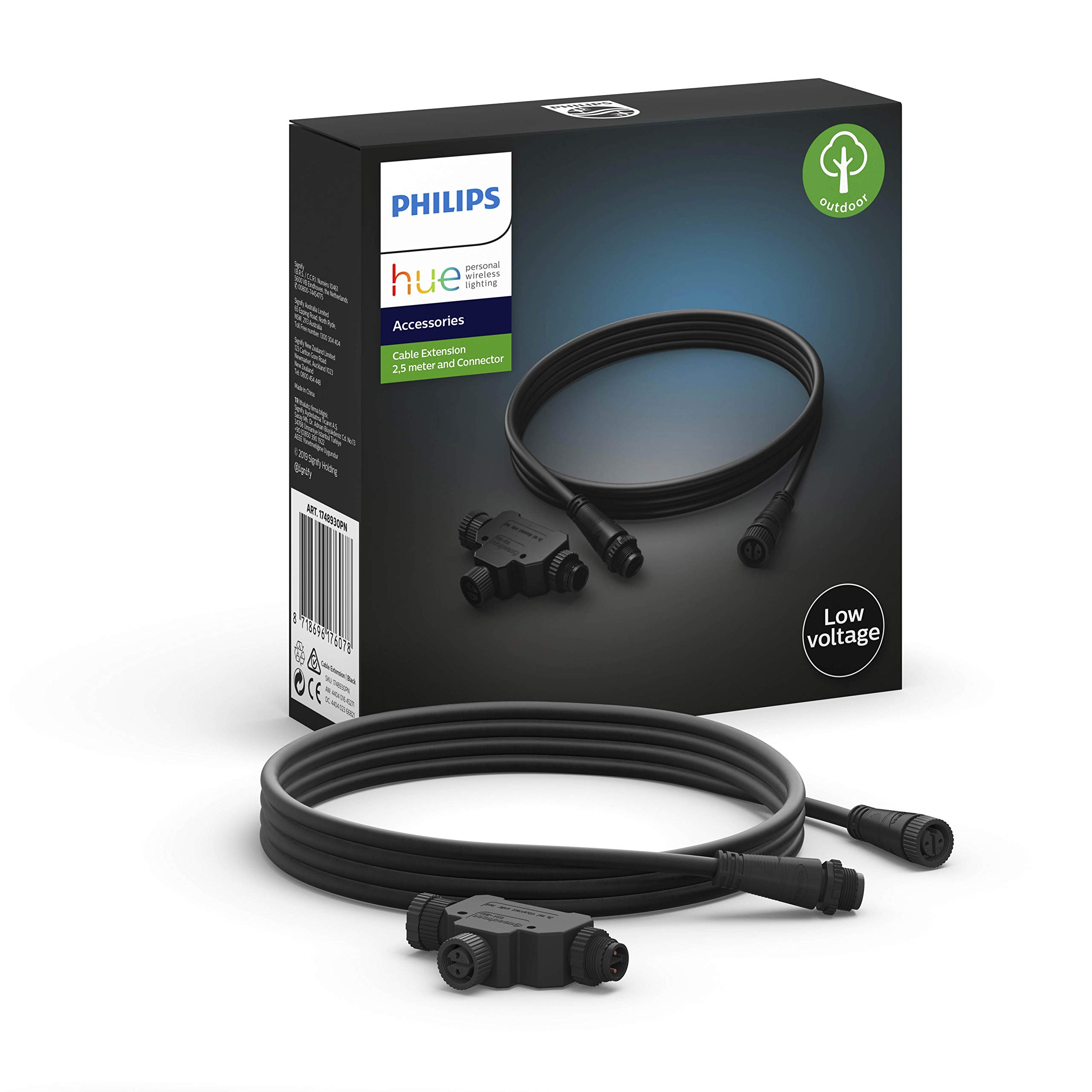philips-hue-rallonge-basse-tension-5-m-noir-pour-clairage-ext-rieur-hue image 8