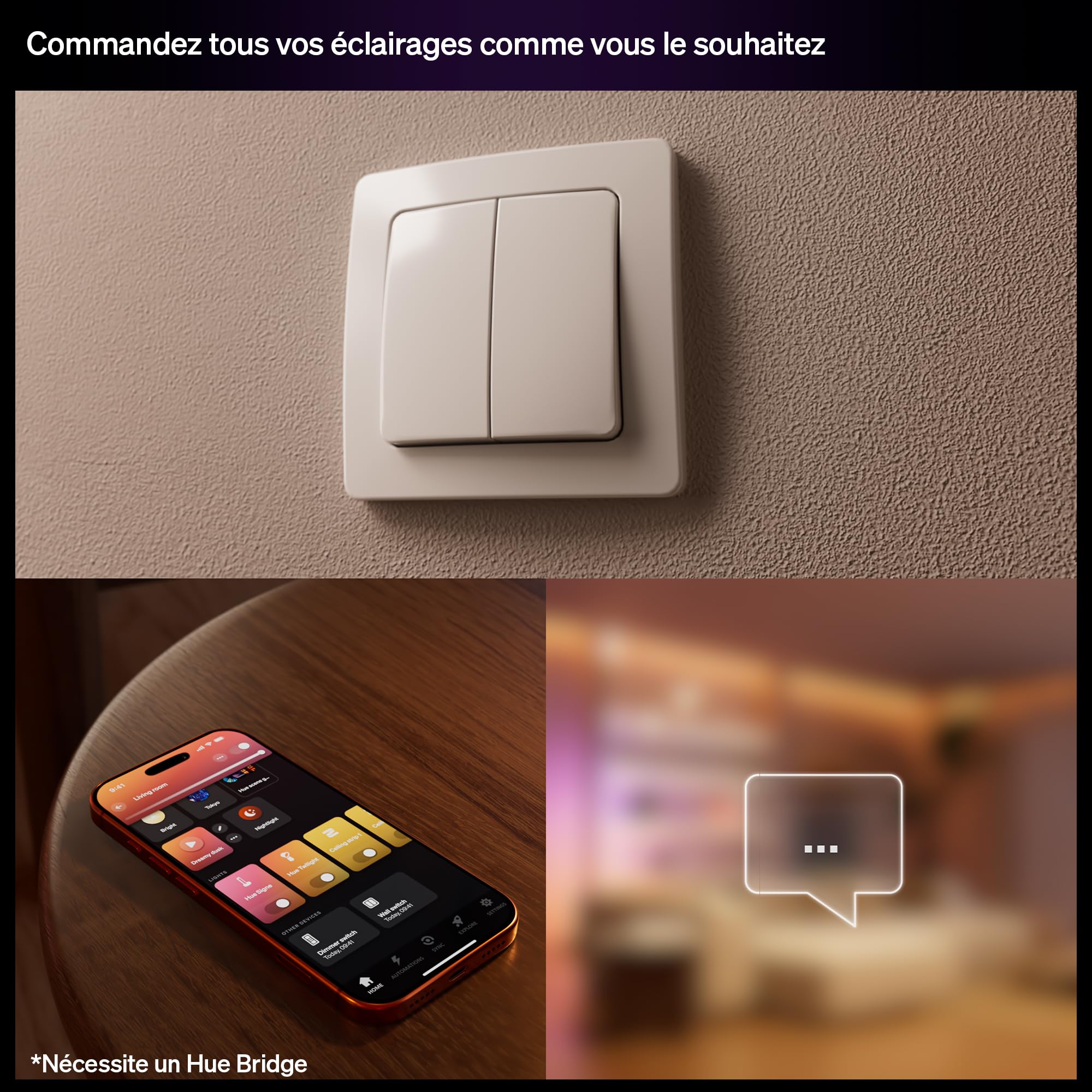 philips-hue-commutateur-filaire-2-canaux-interrupteur-on-off-connect-pour-lampes image 8