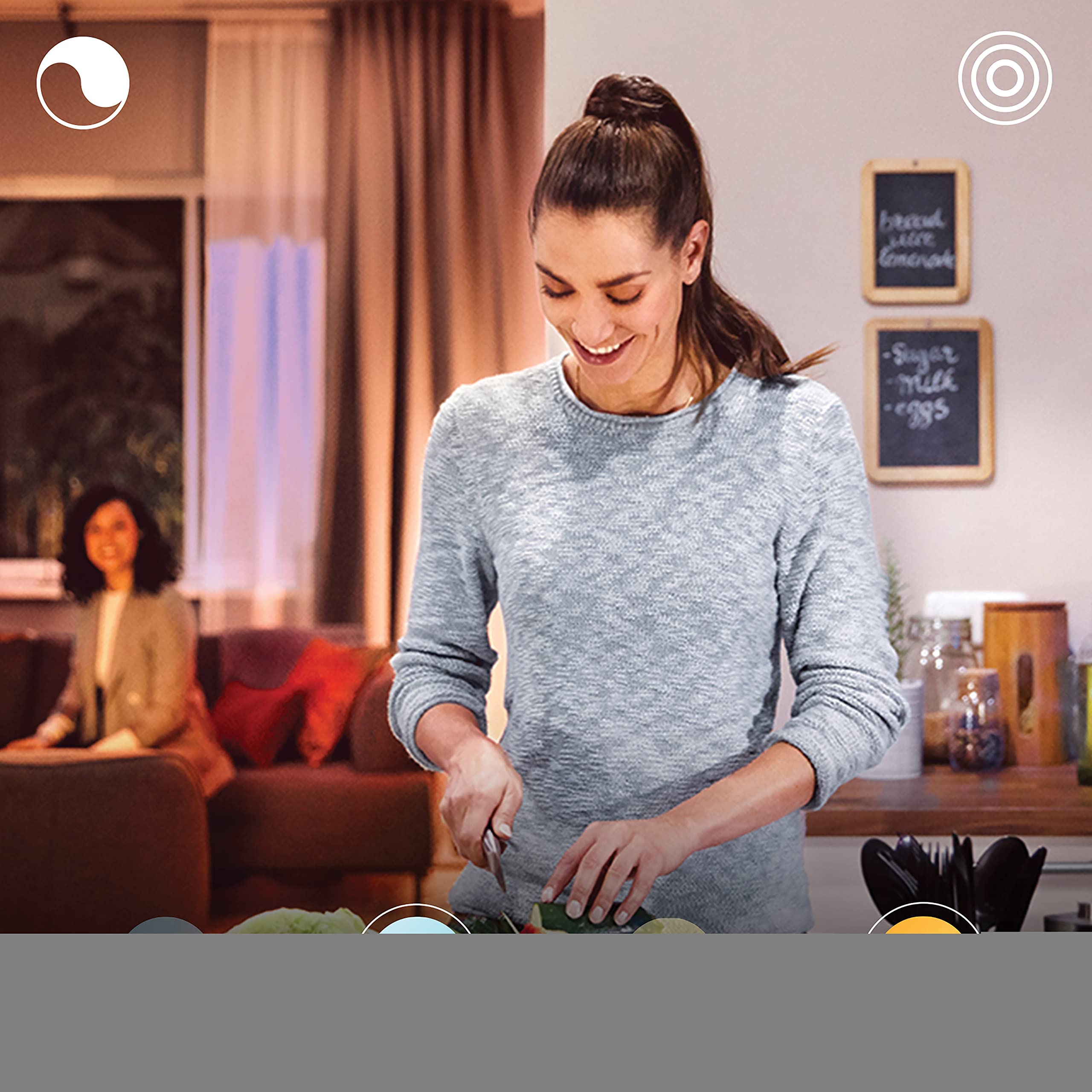 philips-hue-pongee-2-spot-en-saillie-blanc-2-points-gu10-white-ambiance-blanc-ch image 7