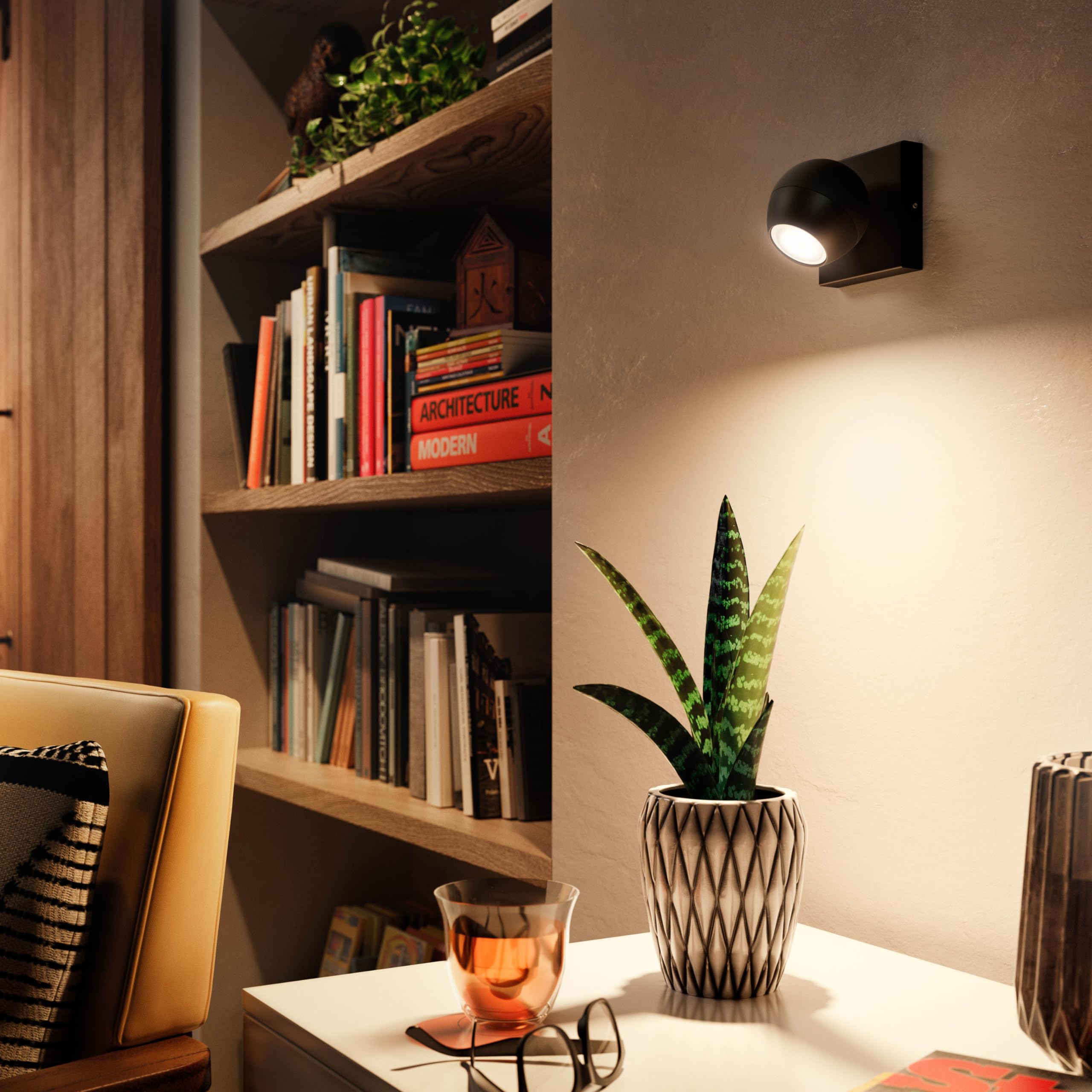 philips-hue-white-ambiance-buckram-spot-5-5-w-noir-spot-encastr-intelligent-blue image 5