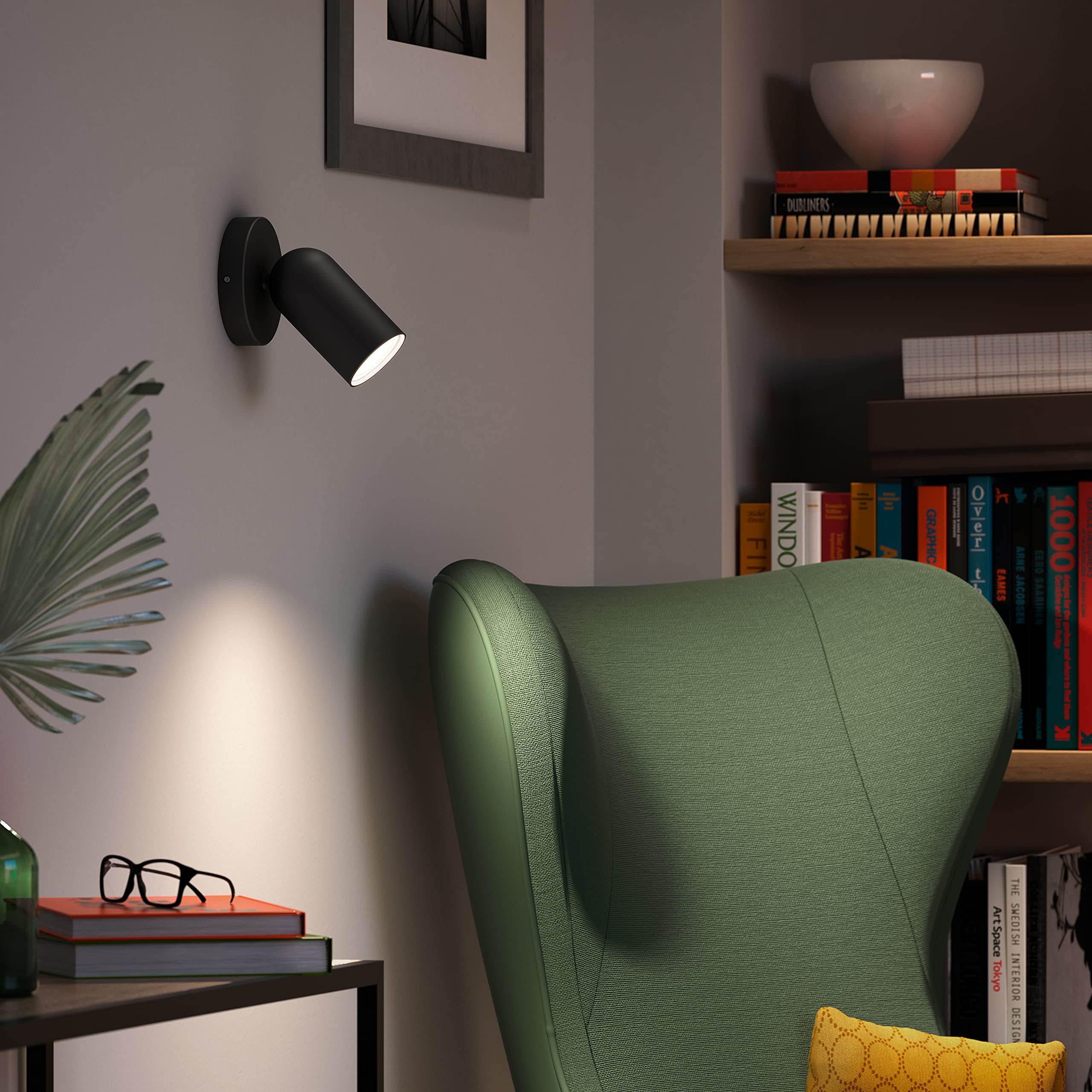 philips-myliving-pongee-spot-encastrable-noir-incl-philips-hue-white-ambiance-gu image 5