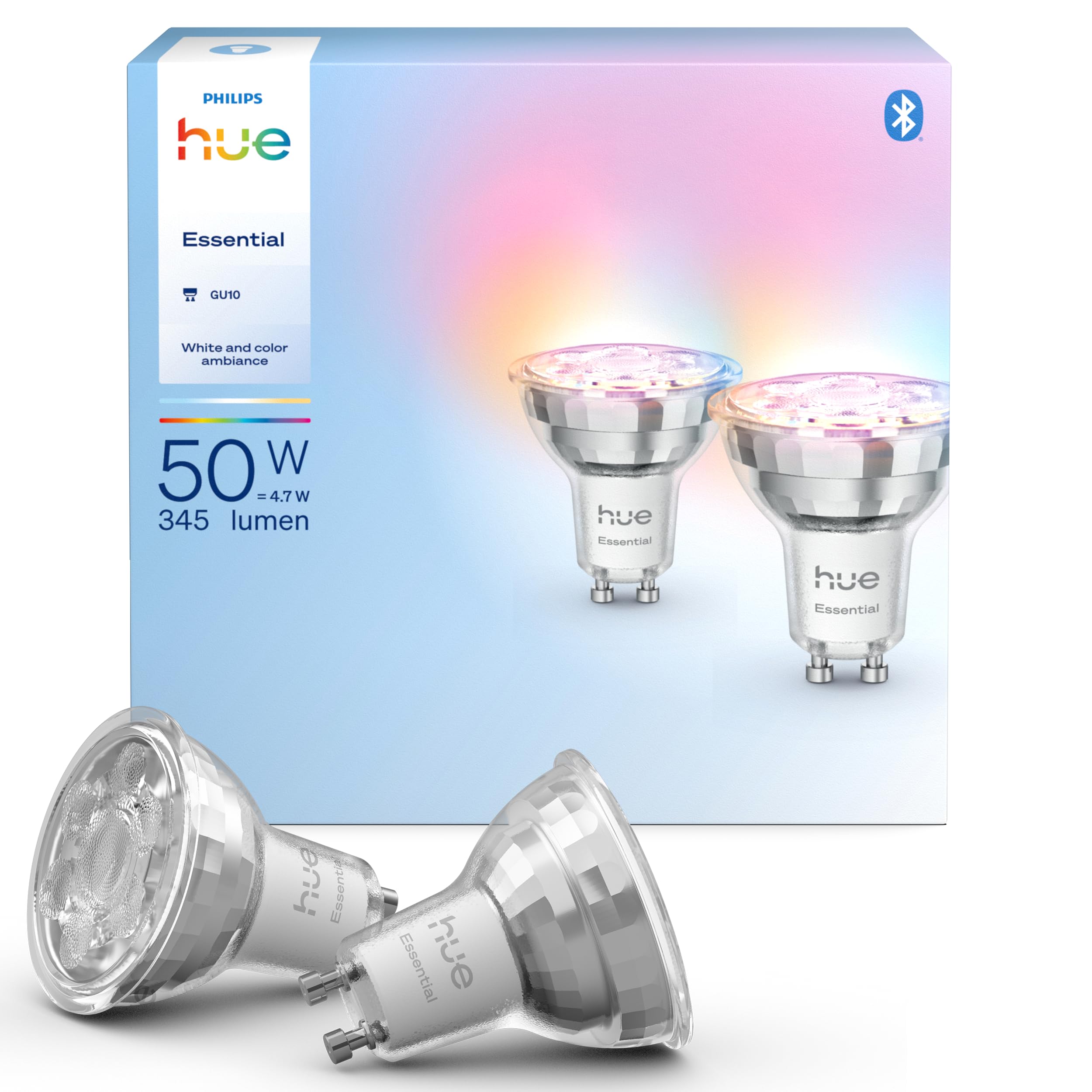 philips-hue-essential-spot-gu10-intelligent-4-7-w-345-lumens-lumi-re-blanche-et- image 1