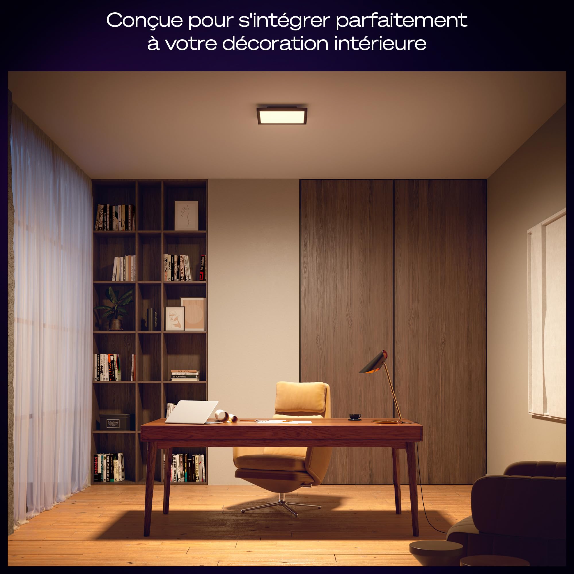 philips-hue-aurelle-panneau-led-plafonnier-white-ambiance-120x30-cm-3750-lumens- image 3