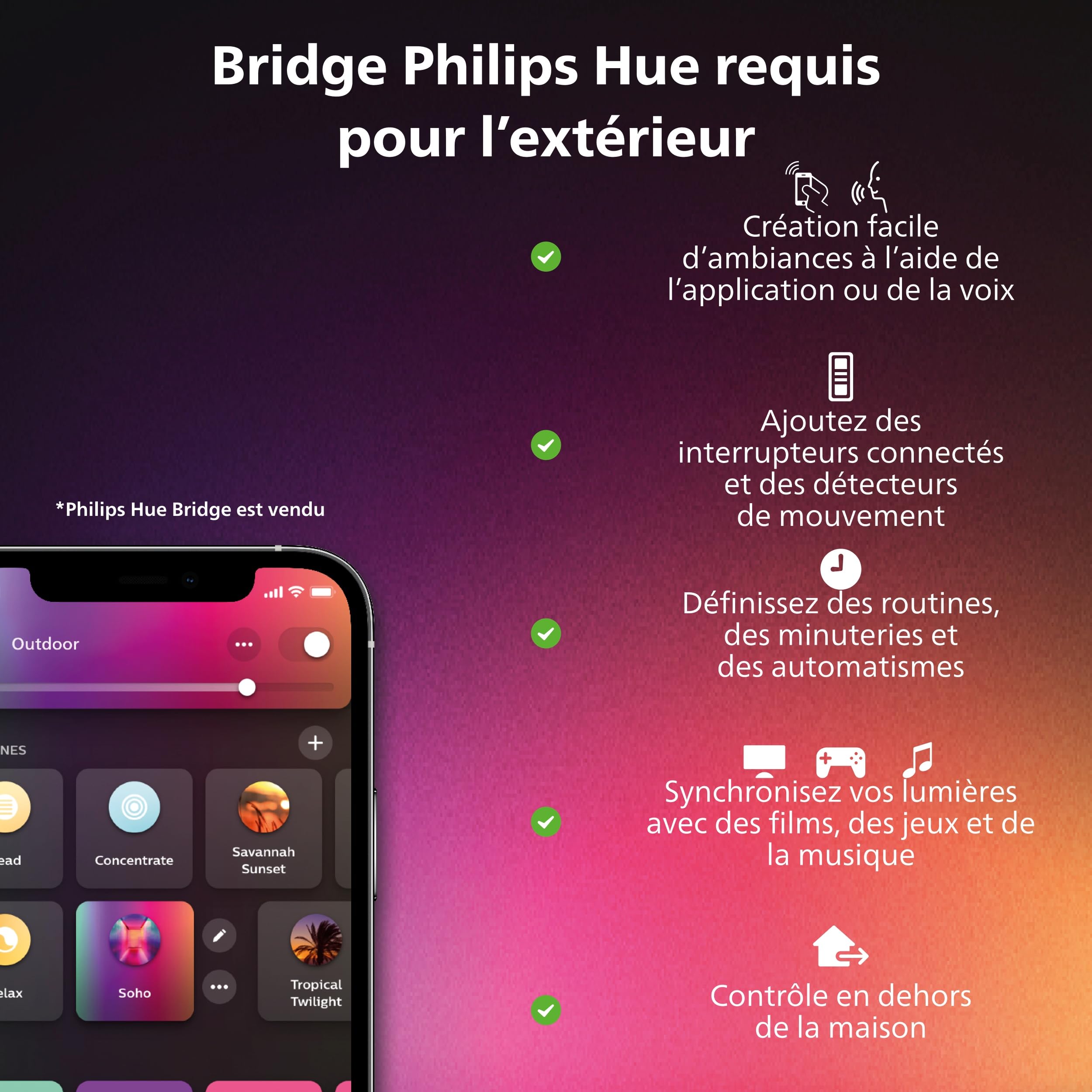 philips-hue-white-color-ambiance-calla-borne-d-ext-rieur-connect-e-8-w-extension image 5