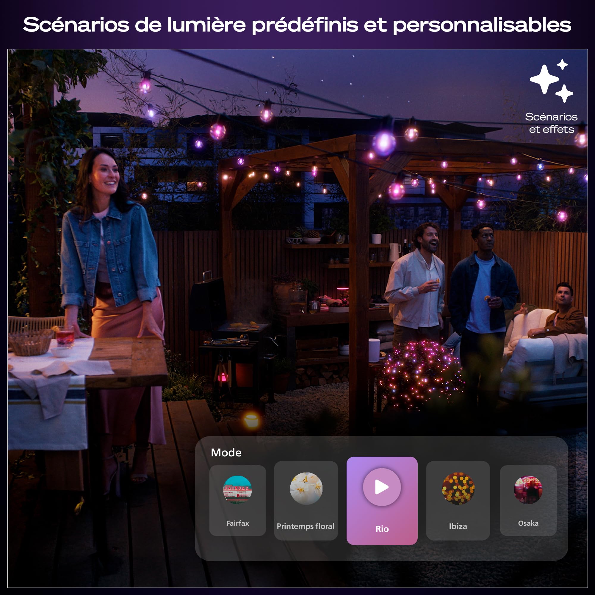 philips-hue-festavia-globe-guirlande-lumineuse-ext-rieure-white-color-ambiance-1 image 5