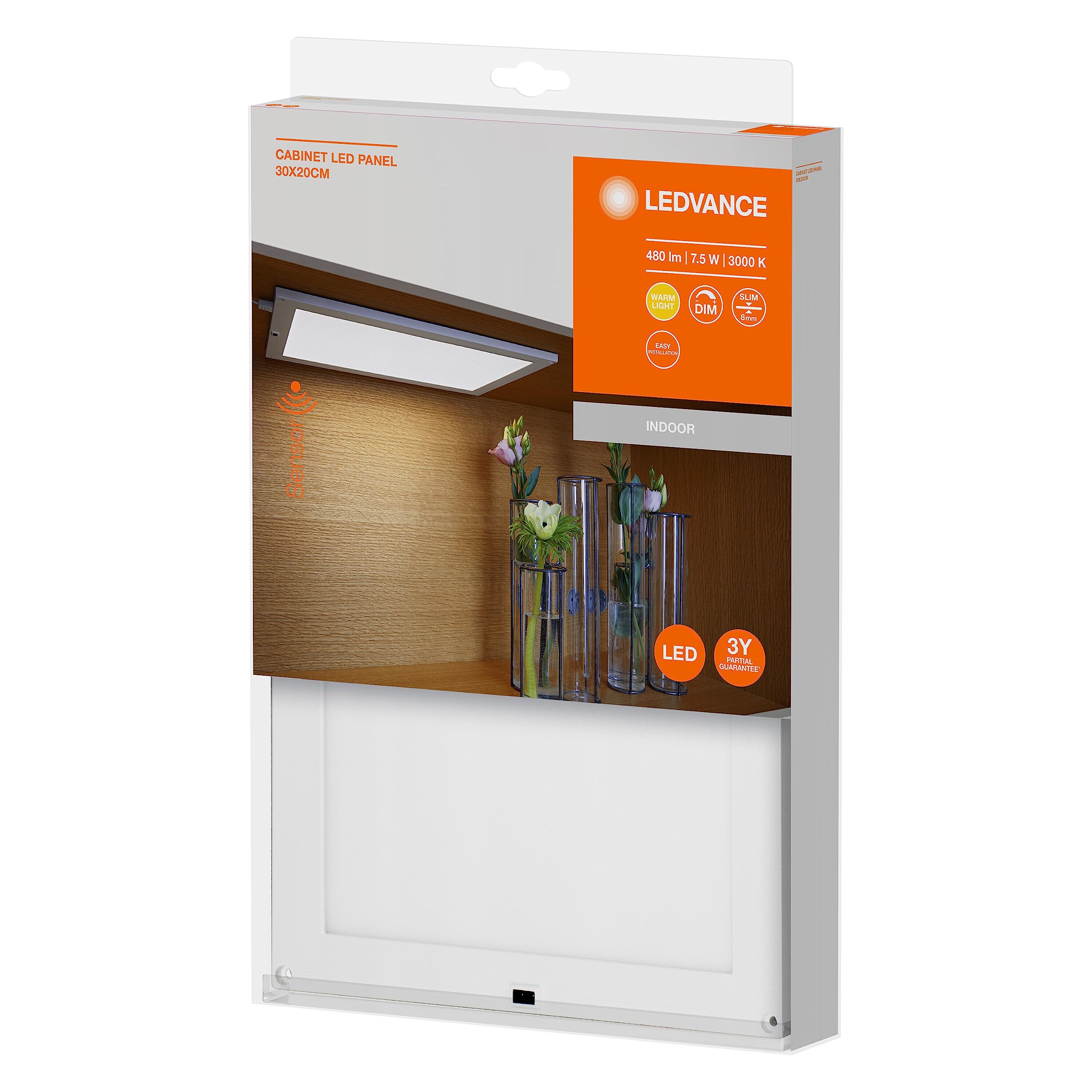 ledvance-cabinet-led-panel-7-5-w-clairage-sous-meuble-3000-k-blanc-chaud-capteur image 2