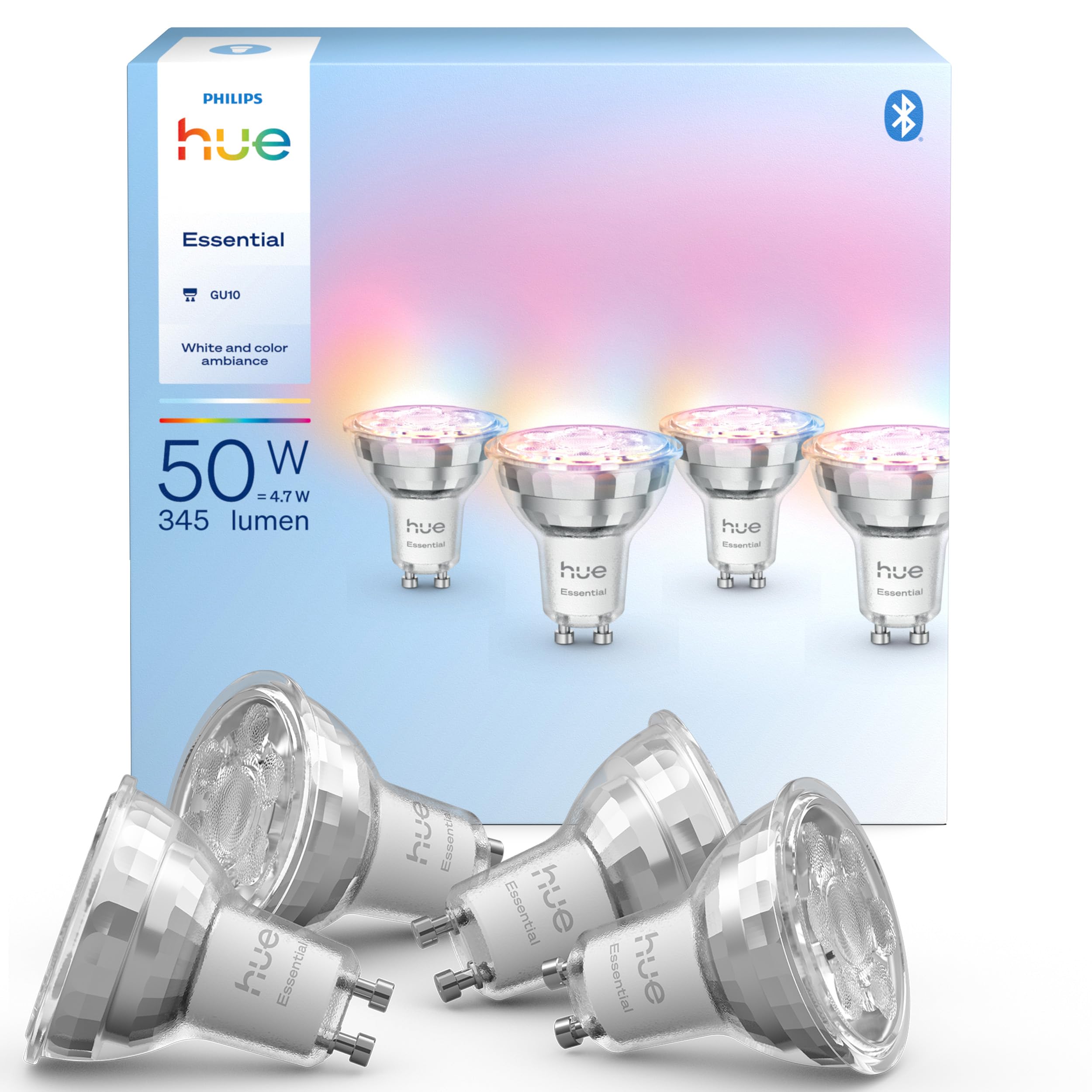philips-hue-essential-spot-led-connect-gu10-white-and-color-ambiance-4-7-w-345-l image 1