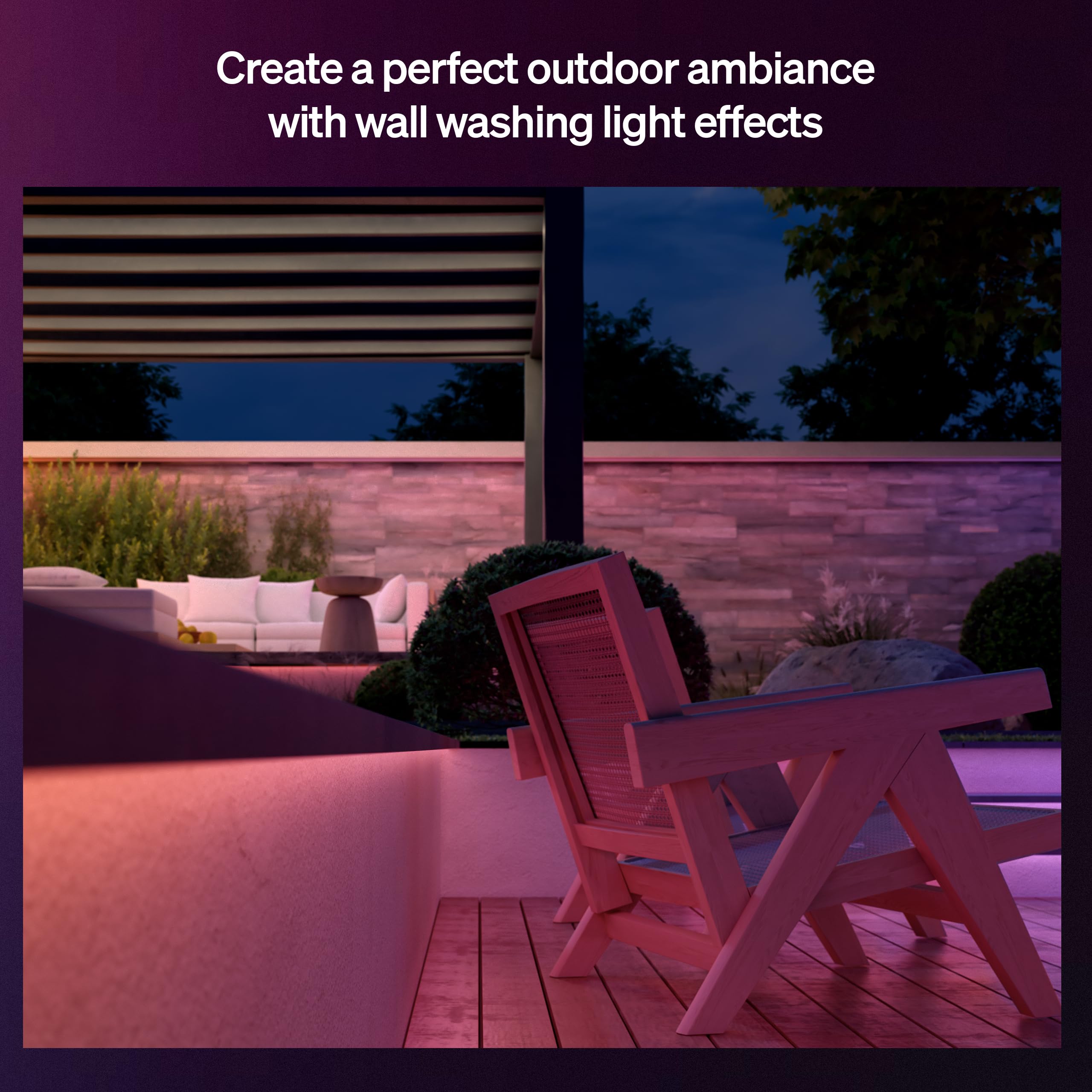 philips-hue-flux-bande-led-ext-rieure-multicolore-4-8-m-3000-lumens-m-lange-de-c image 2