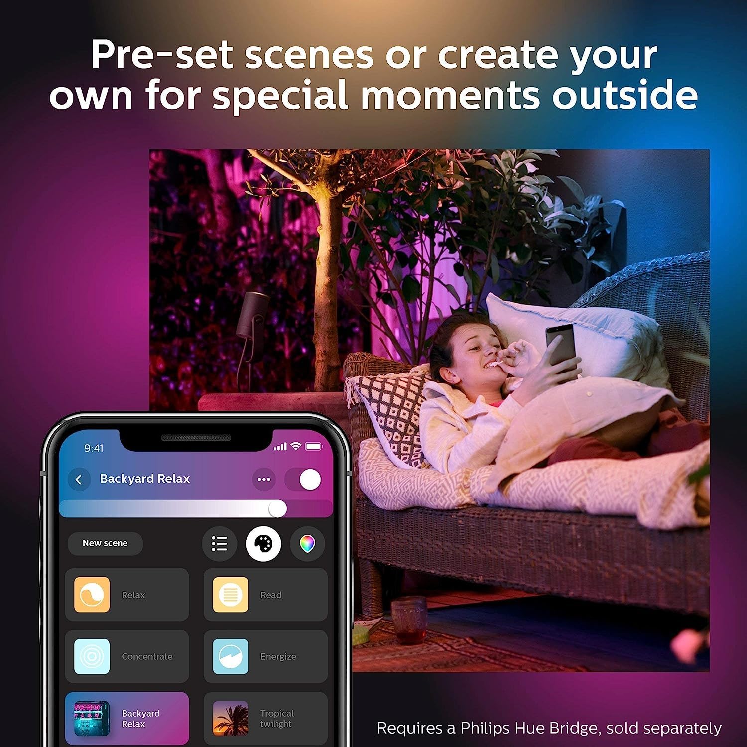 philips-hue-white-and-color-ambiance-lily-kit-de-3-spots-ext-rieurs-intelligents image 7