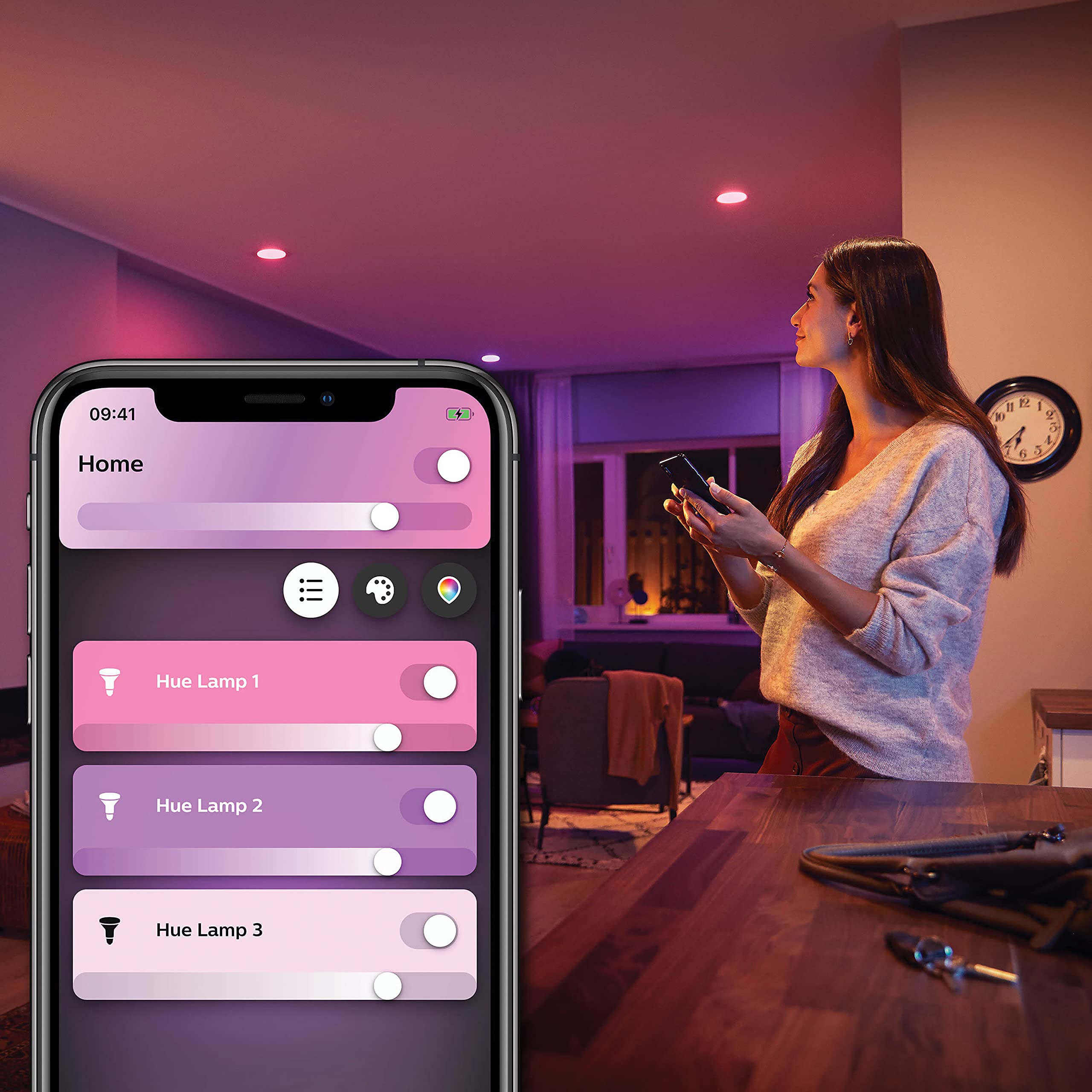 philips-hue-pillar-spot-en-saillie-1-point-gu10-noir-white-and-color-ambiance-16 image 4