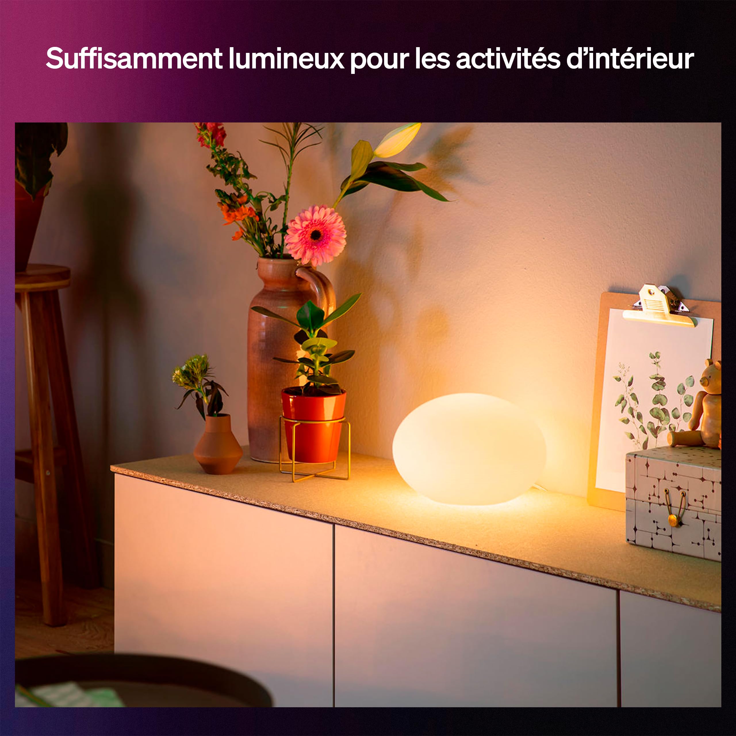 philips-hue-flourish-lampe-poser-led-blanche-et-couleur-1100-lm-lampe-d-ambiance image 4