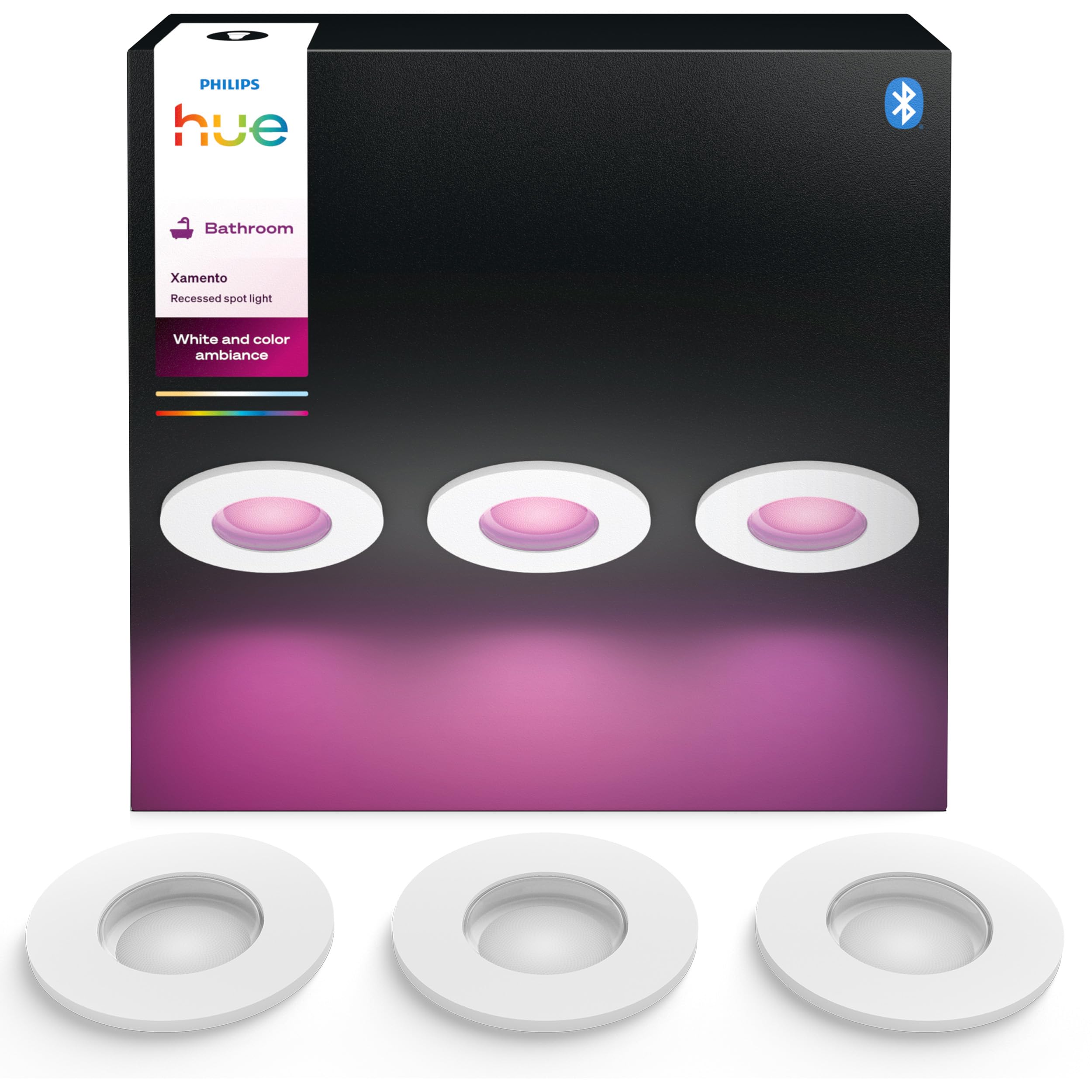 philips-hue-white-color-ambiance-xamento-spots-encastr-s-salle-de-bain-lot-de-3- image 1