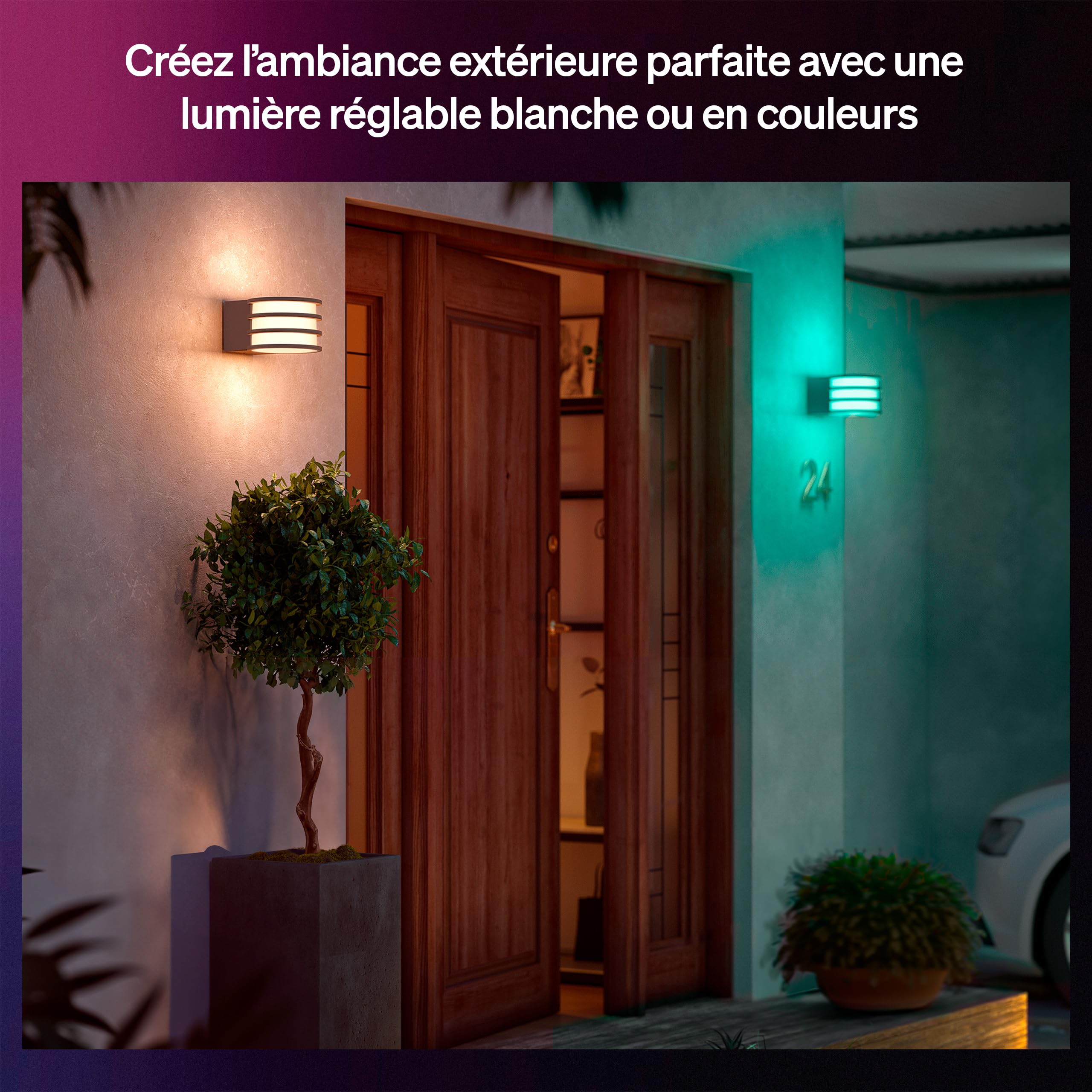 philips-hue-lucca-applique-murale-ext-rieure-led-blanc-et-multicolore-1100-lm-am image 3