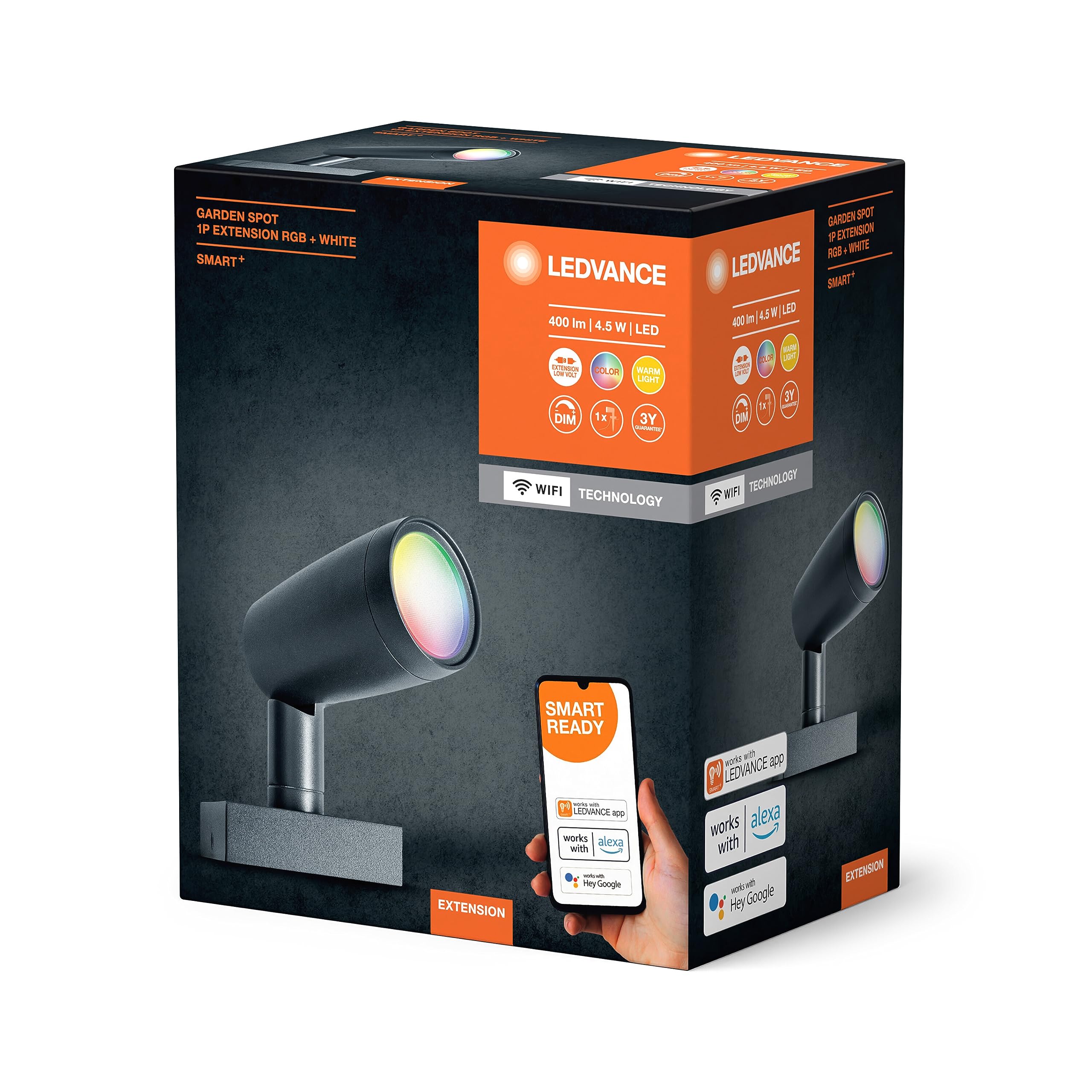 ledvance-smart-wifi-borne-lumineuse-ext-rieure-connect-e-led-4-5-w-rgb-16-millio image 2