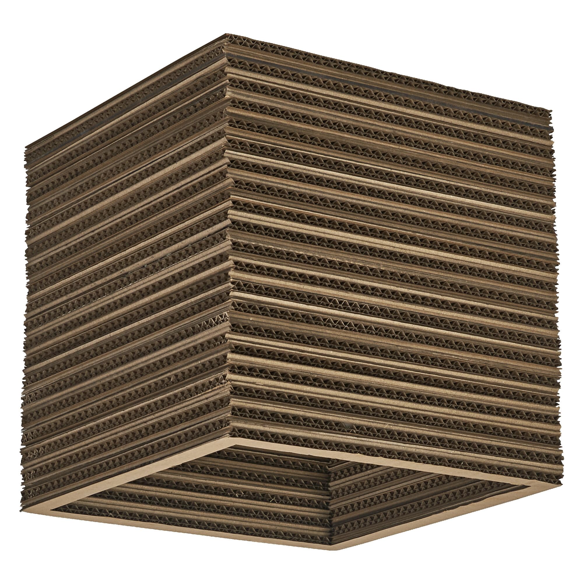 ledvance-decor-cardboard-square-luminaire-suspendu-en-carton-ondul-recycl-e27-25 image 4