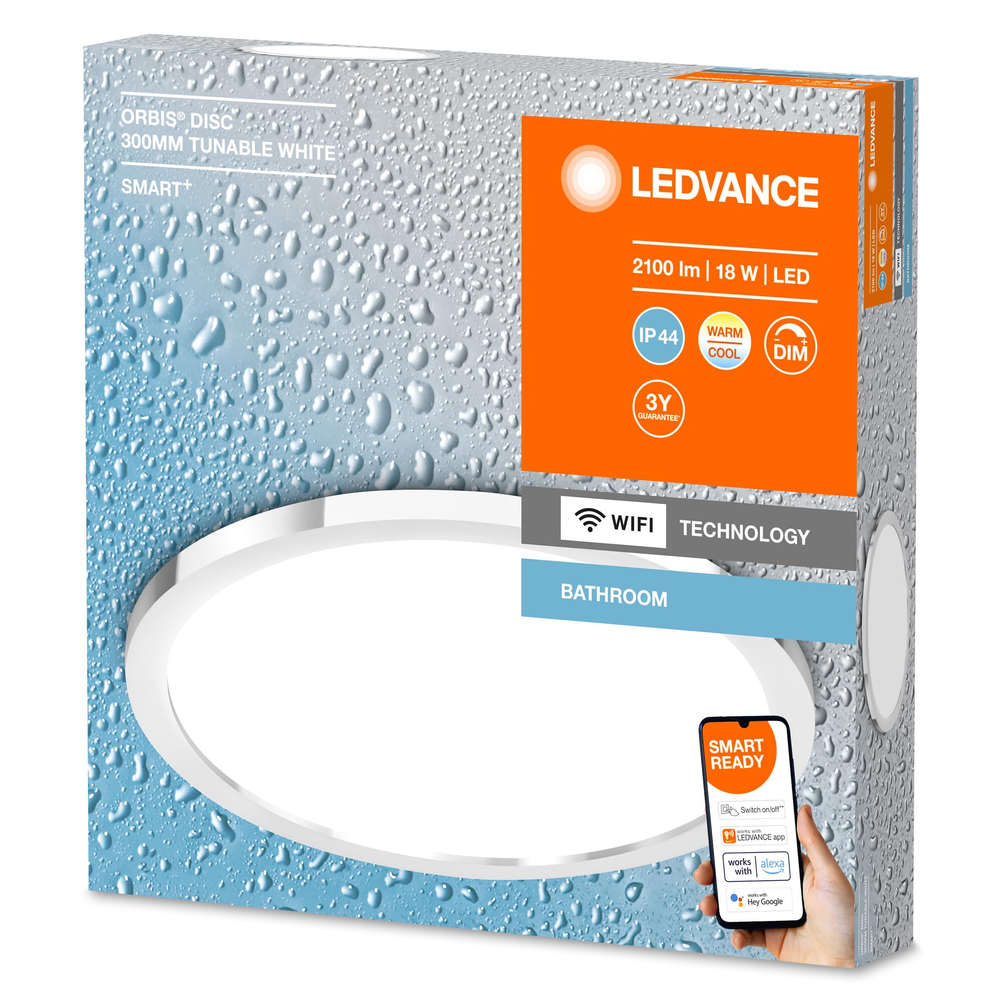 ledvance-smart-wifi-orbis-disc-applique-plafonnier-led-salle-de-bain-connect-18w image 7