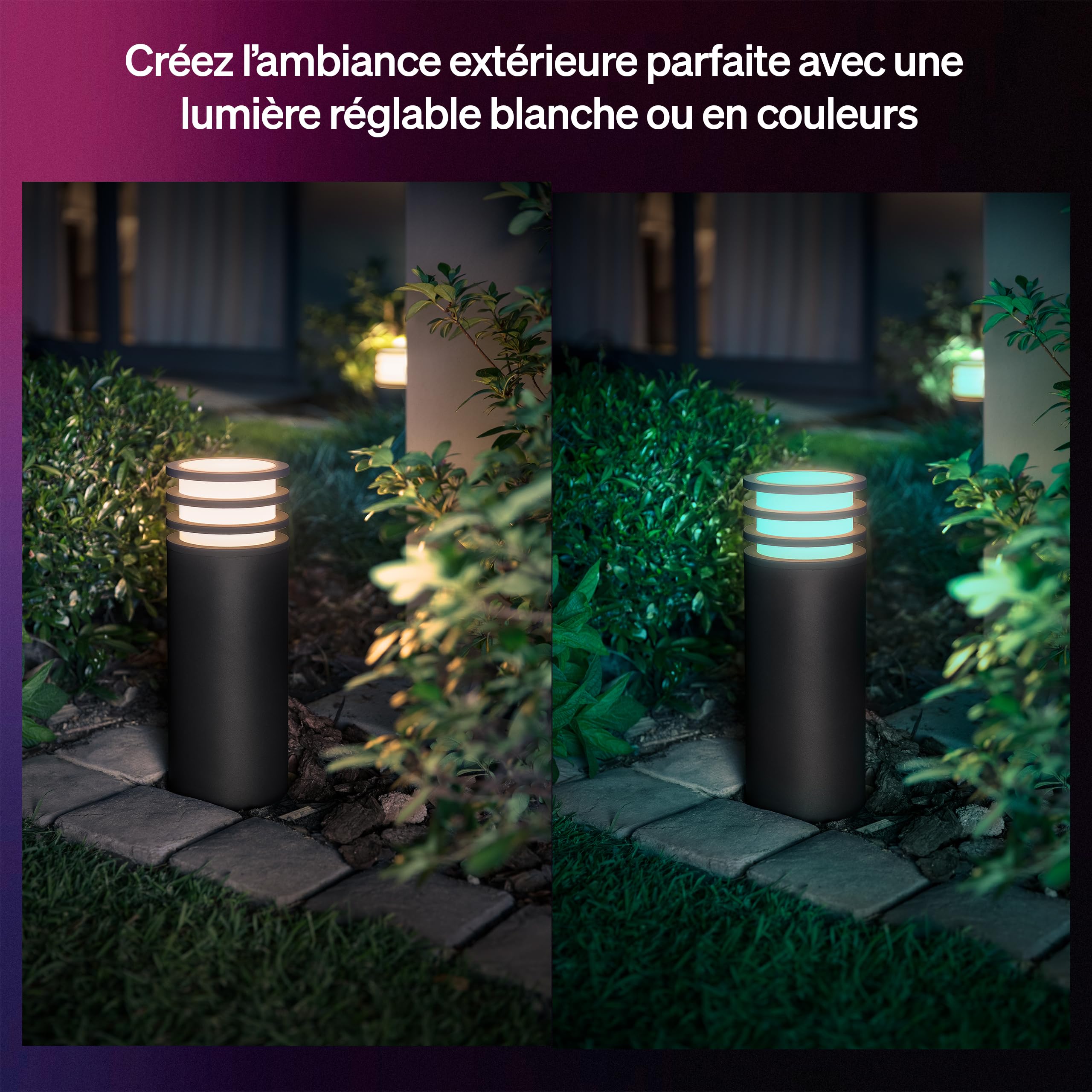 philips-hue-lucca-borne-ext-rieure-lumi-re-blanche-et-multicolore-1100-lm-ampoul image 3